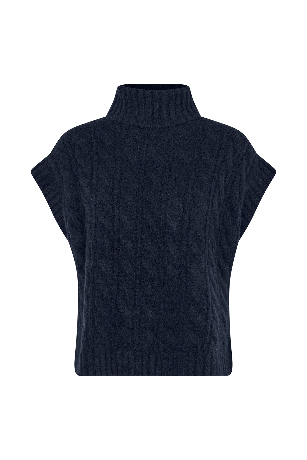 Lollys Laundry FresnoLL Strickweste Vest 23 Dark Blue