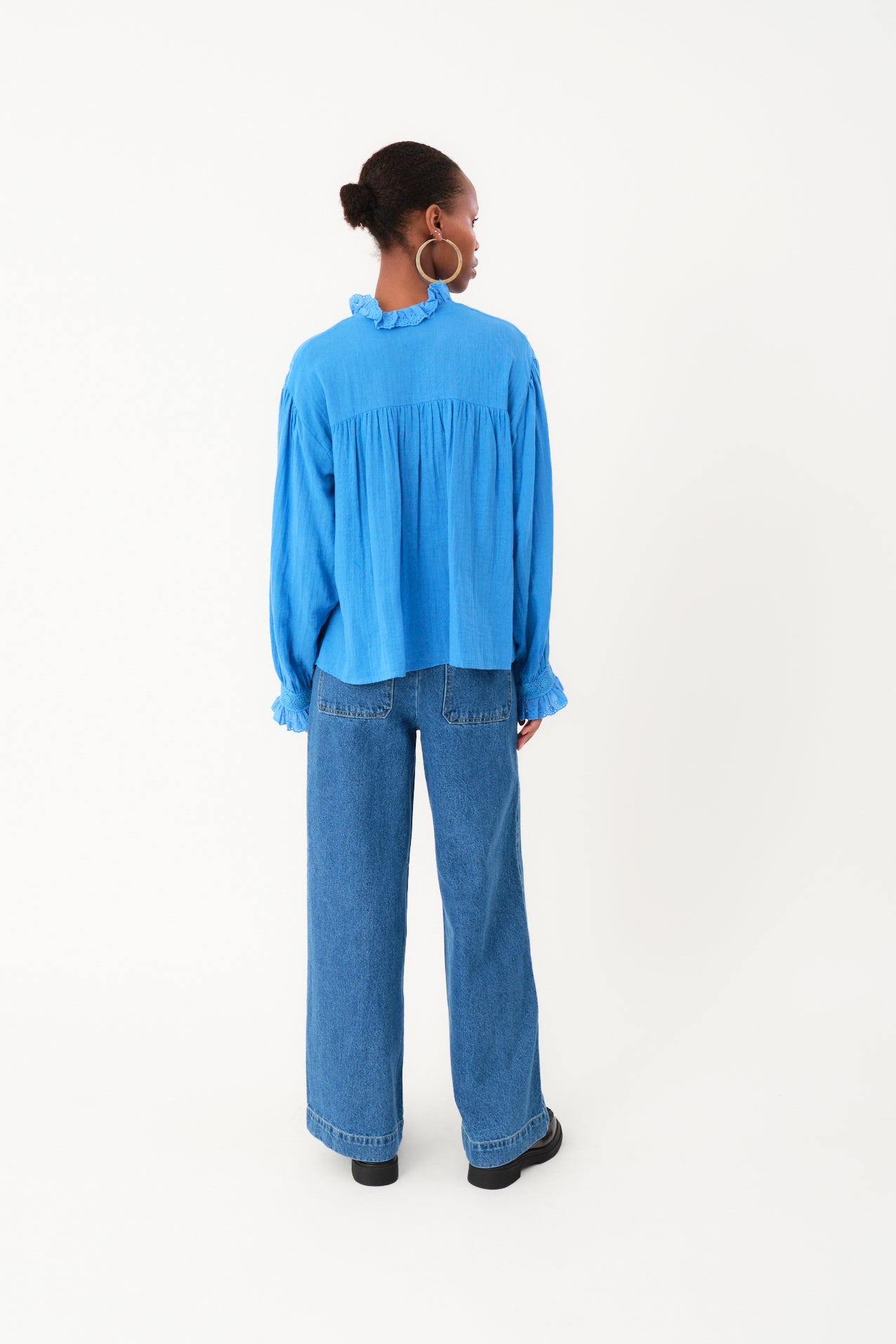 Lollys Laundry GemmaLL Hemdbluse Shirt 97 Neon Blue