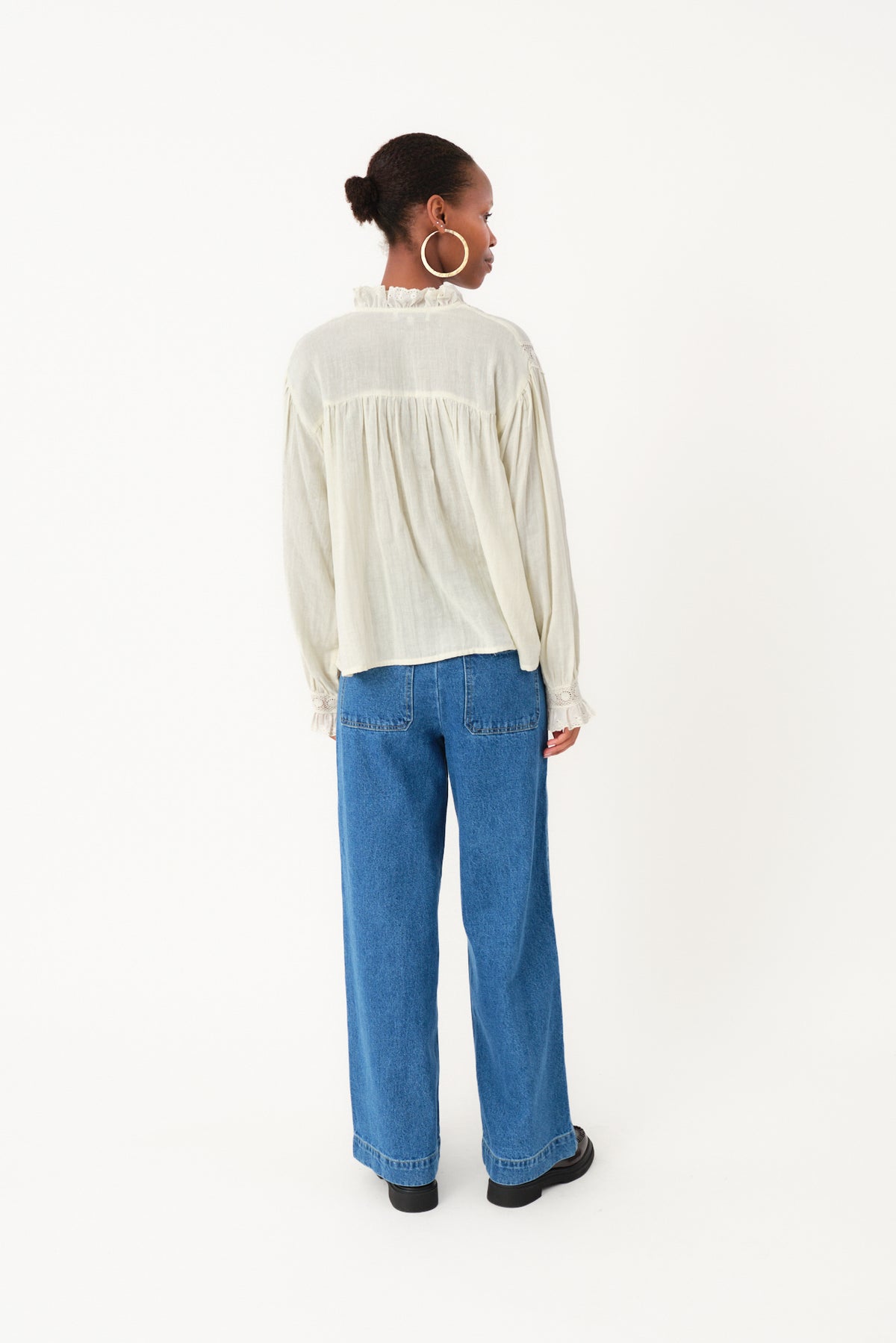 Lollys Laundry GemmaLL Hemdbluse Shirt Creme