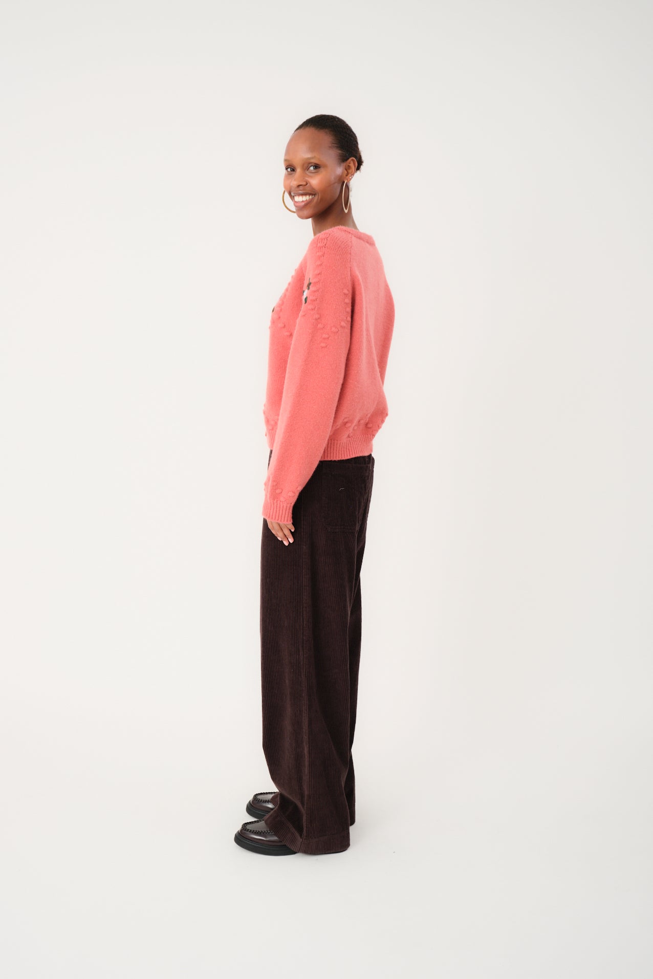 GracelynnLL Strick Cardigan - Koralle
