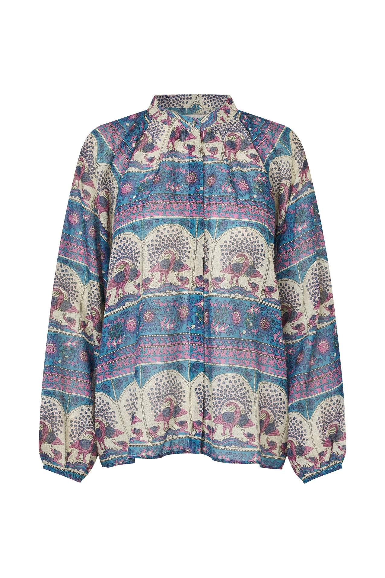 HaileyLL Bluse - Blue