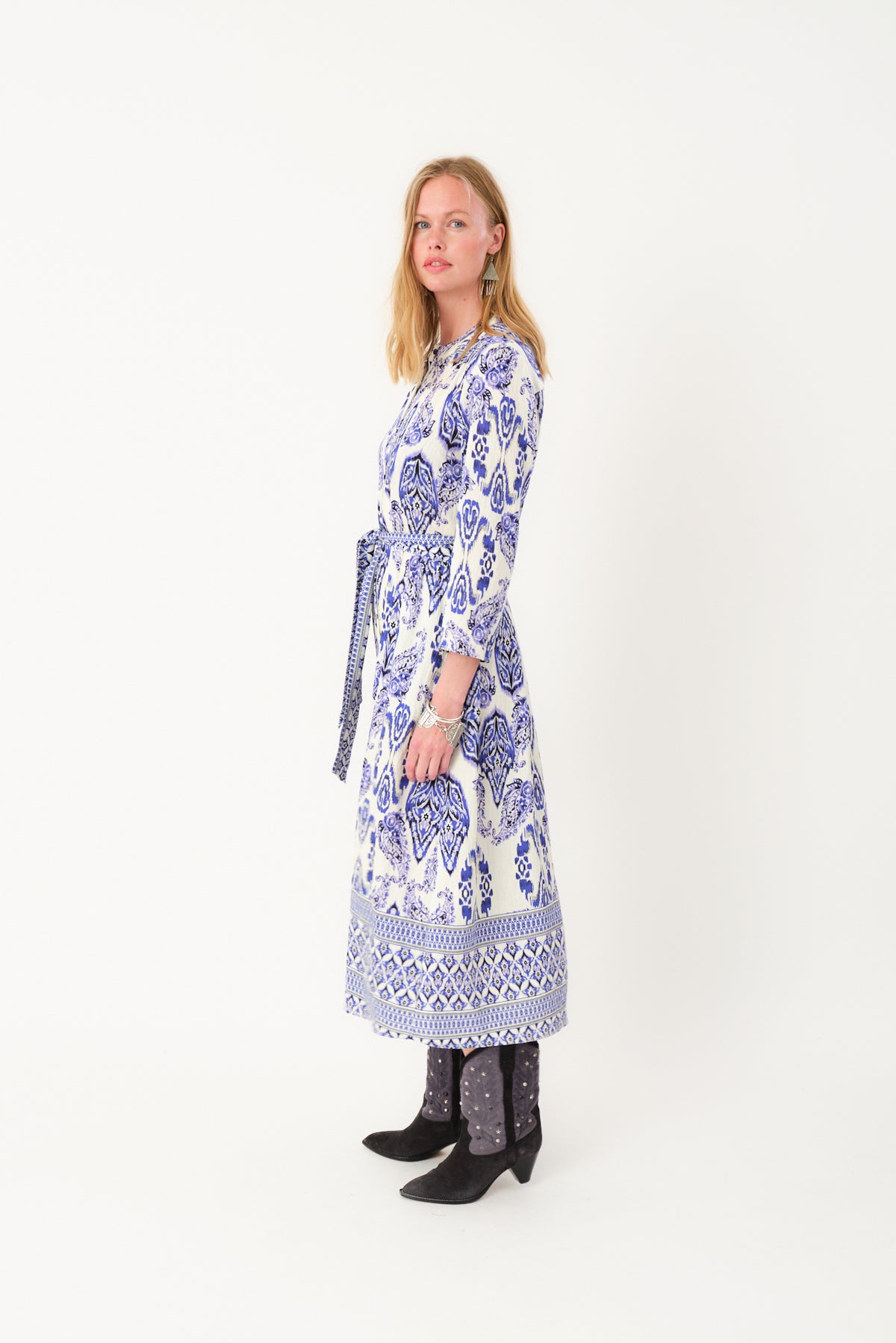Lollys Laundry HarperLL Maxi Kleid Dress Blau