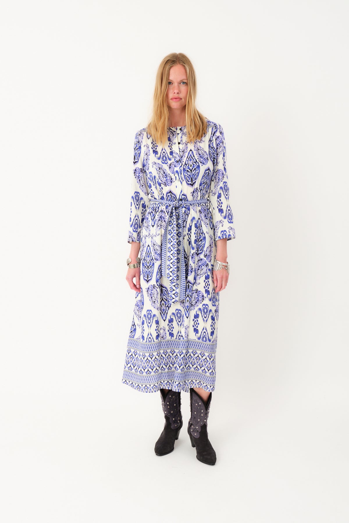 Lollys Laundry HarperLL Maxi Kleid Dress Blau