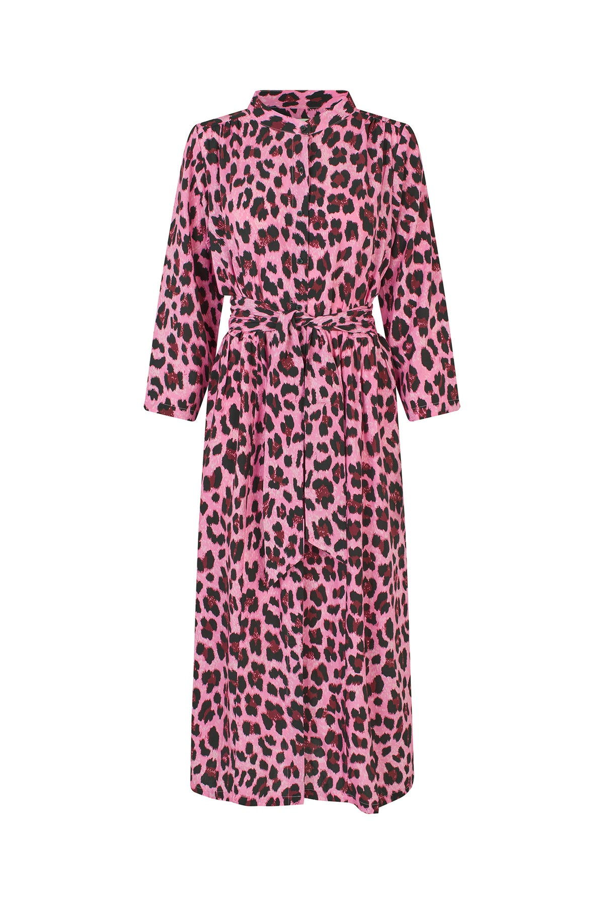 Lollys Laundry HarperLL Maxi Kleid 3/4 Dress Neon pink