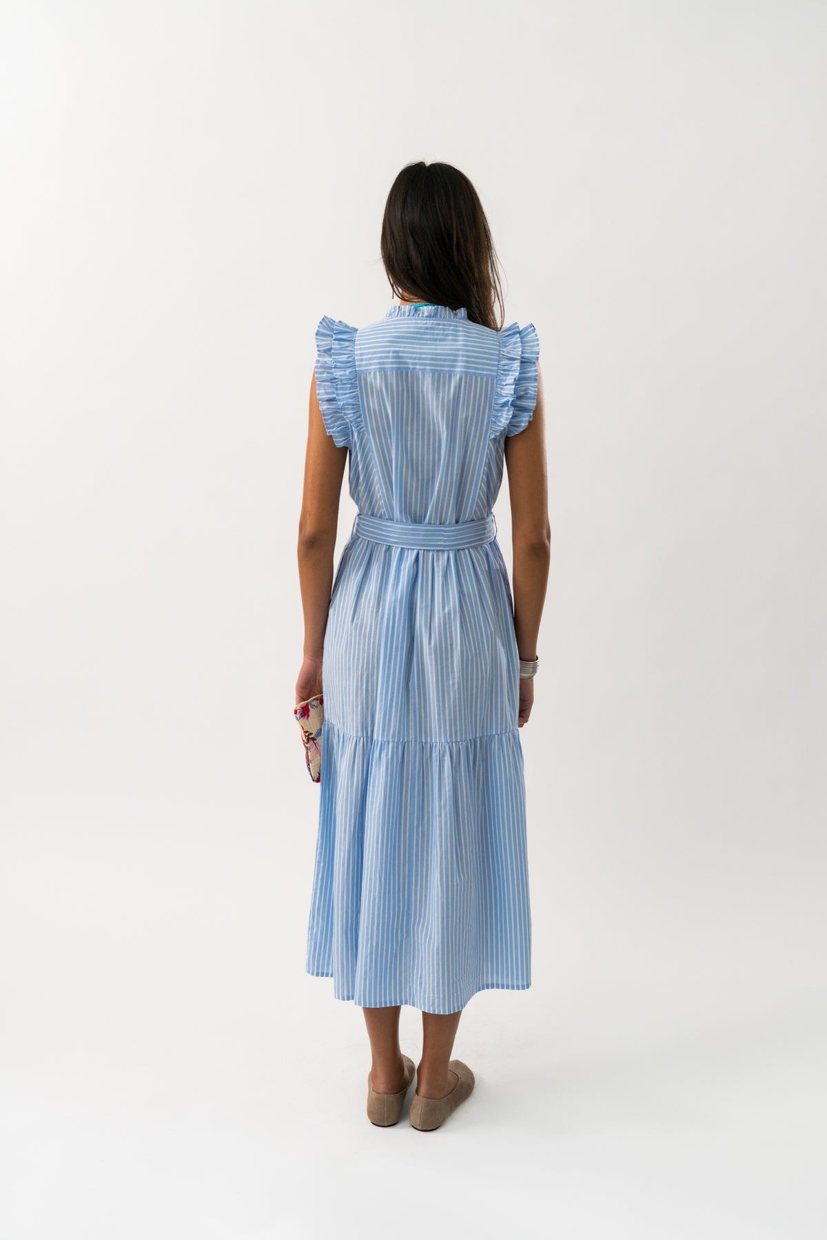 Lollys Laundry HarrietLL Maxi Kleid Dress Streifen