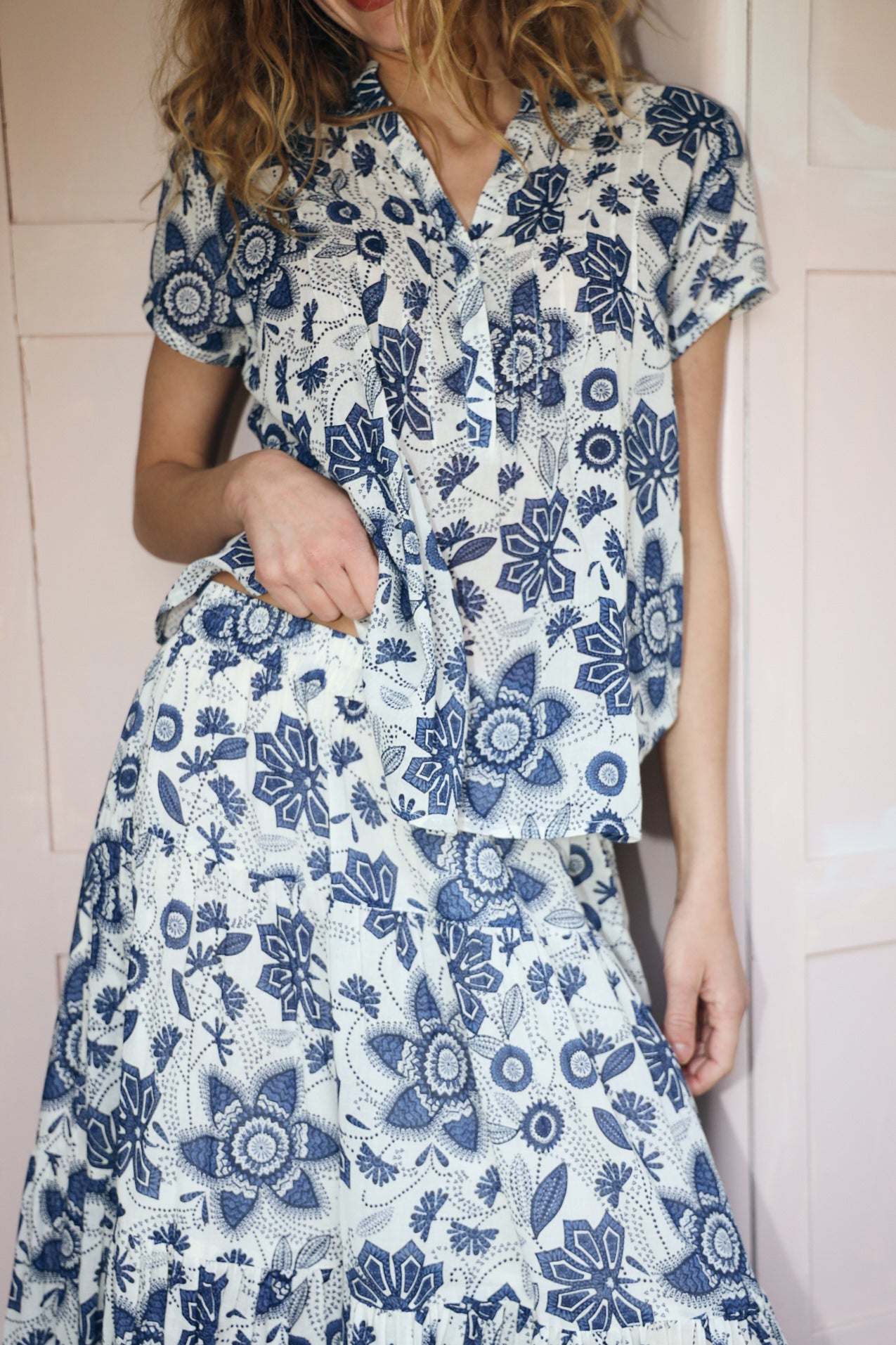 HeatherLL Bluse - Blau