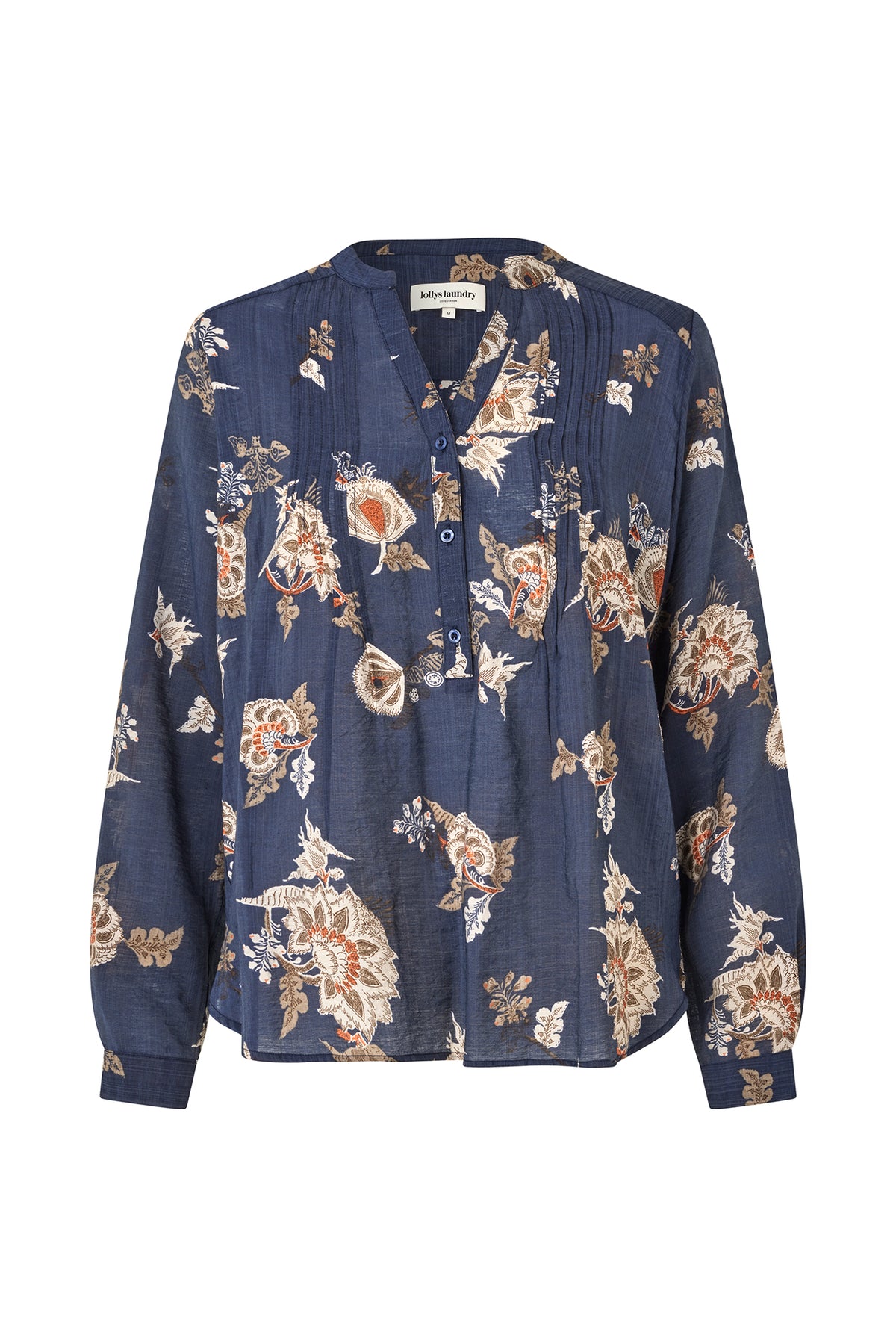 Lollys Laundry HelenaLL Shirt LS Shirt Dunkelblau