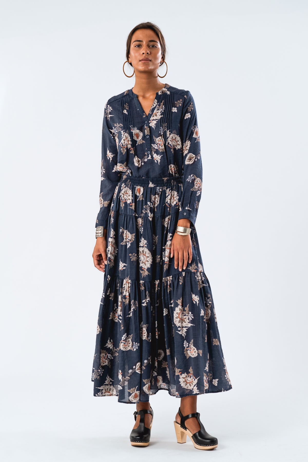 Lollys Laundry HelenaLL Shirt LS Shirt Dunkelblau