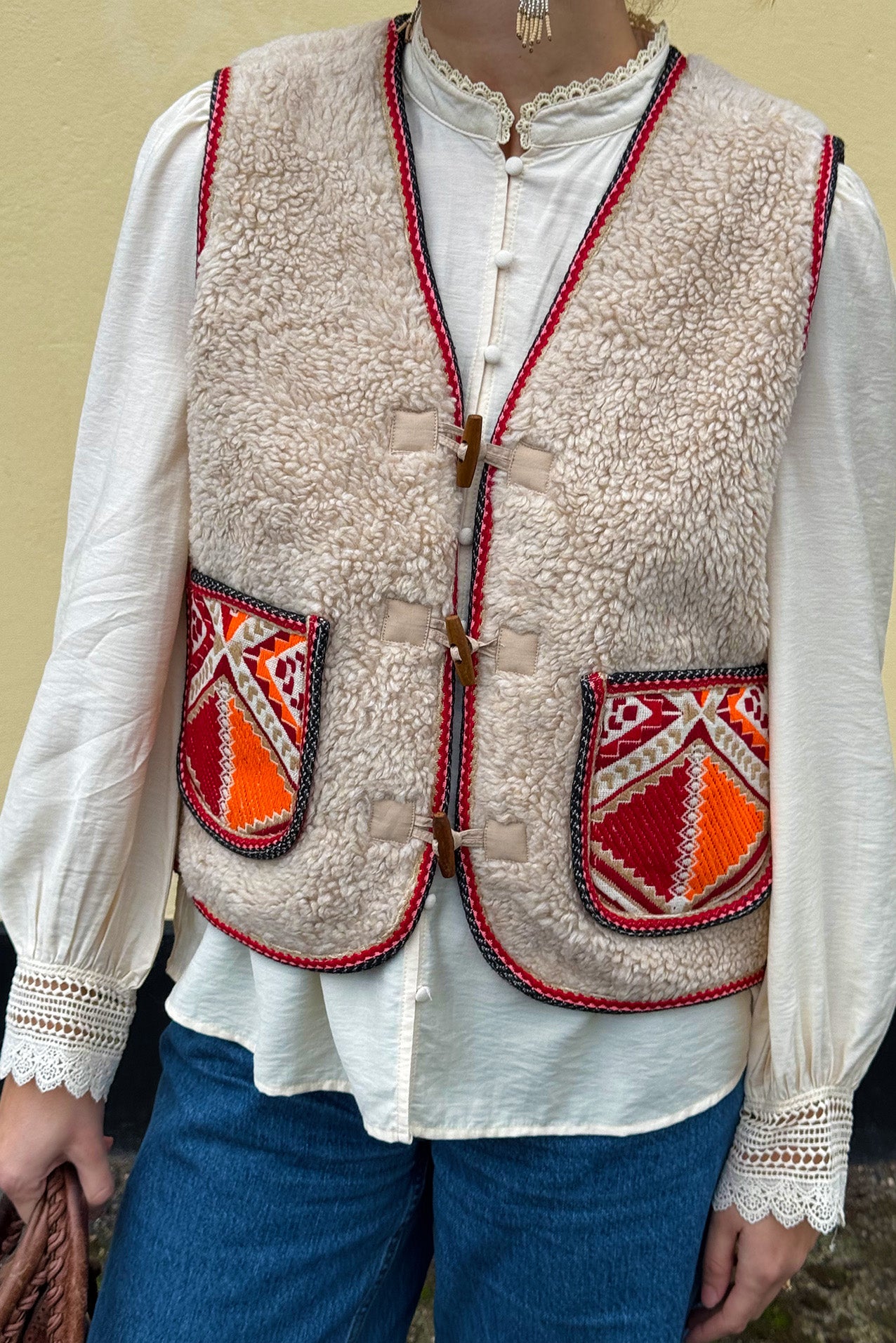 Lollys Laundry HugoLL Teddy Weste Vest 30 Red