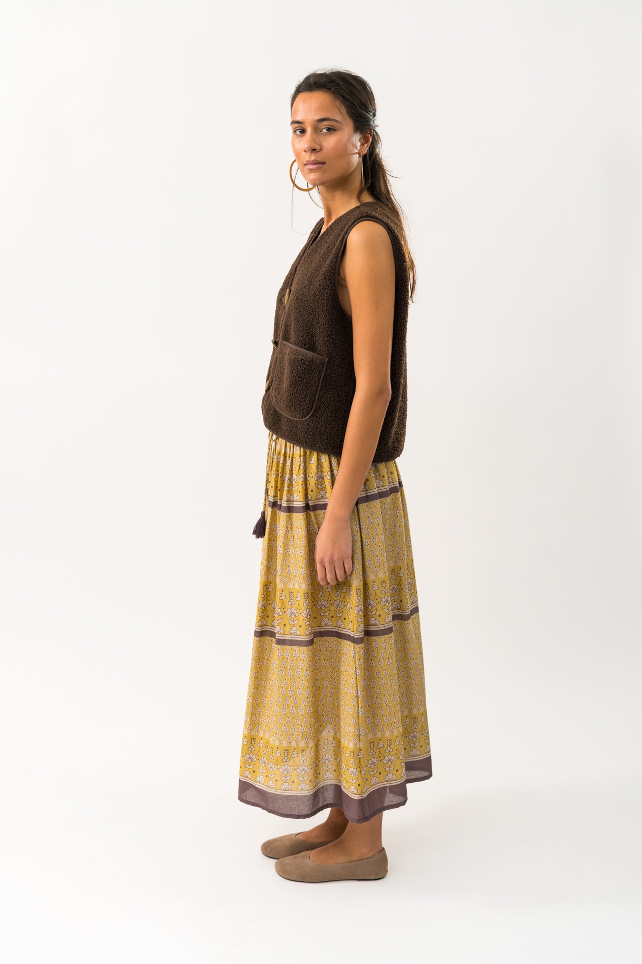 HugoLL Vest SL - Dark Mokka