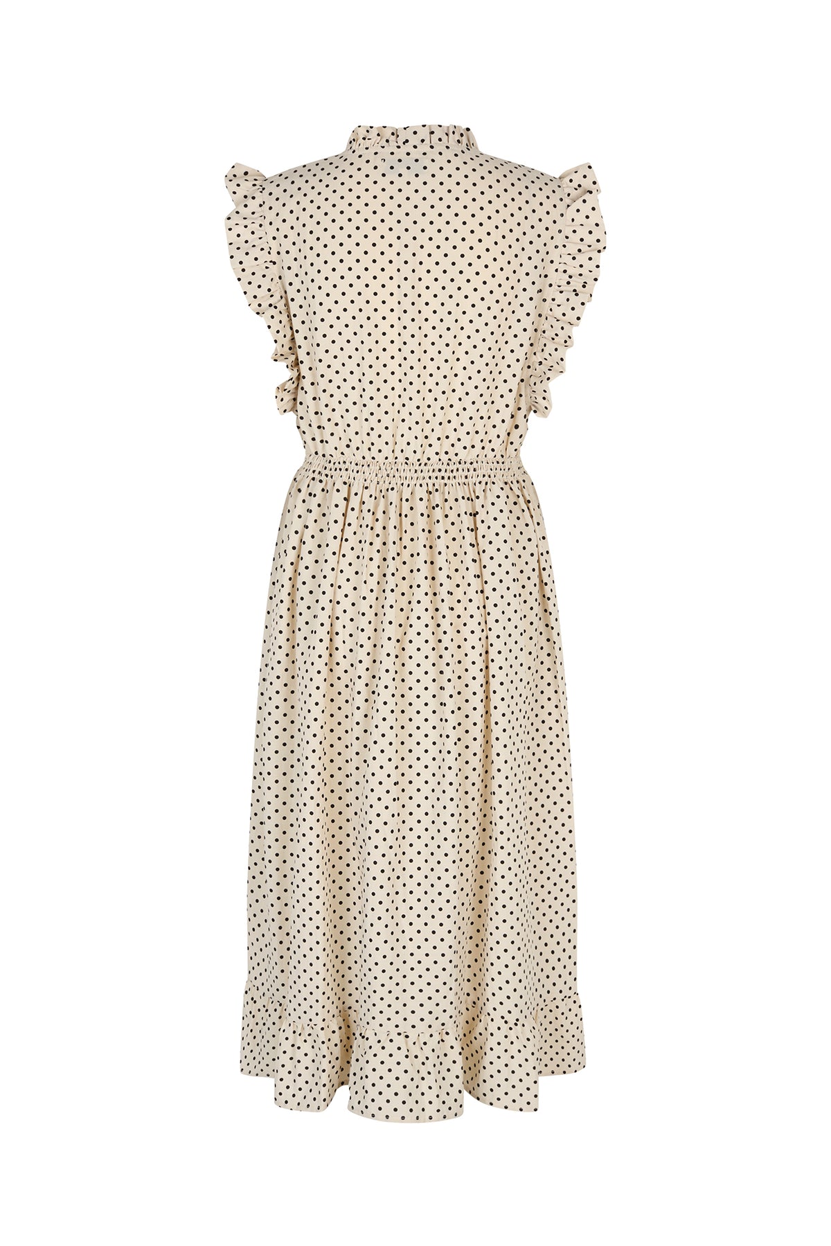 Lollys Laundry IdinaLL Midi Kleid Dress Creme
