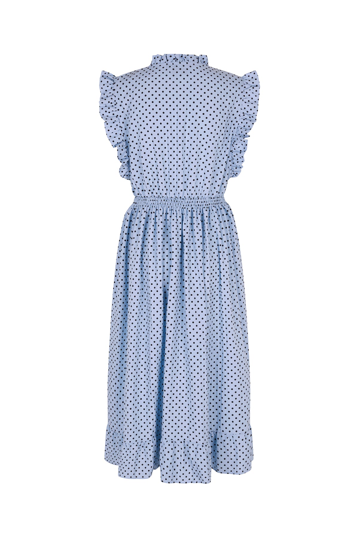 Lollys Laundry IdinaLL Midi Kleid Dress Hellblau