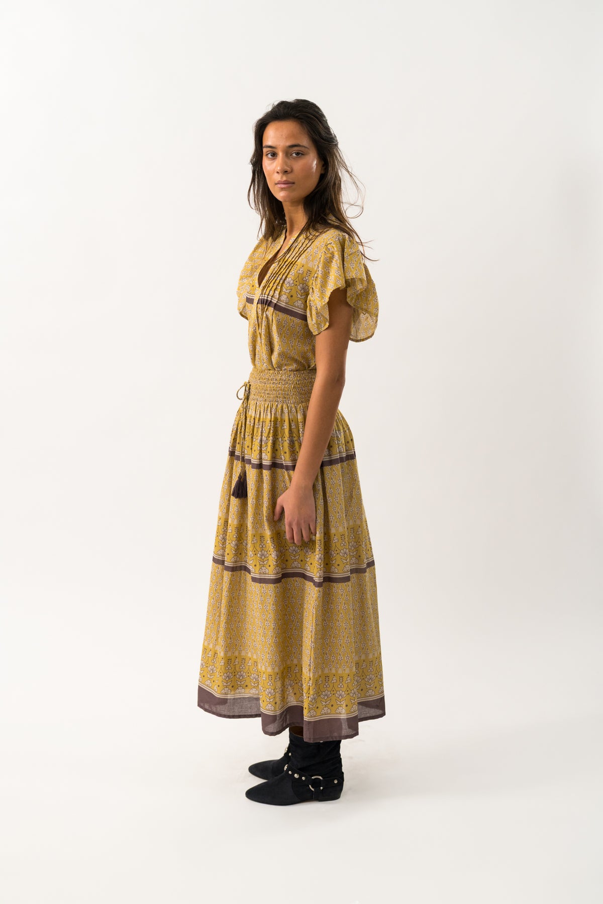 Lollys Laundry IsabelLL Bluse Blouse Goldgelb
