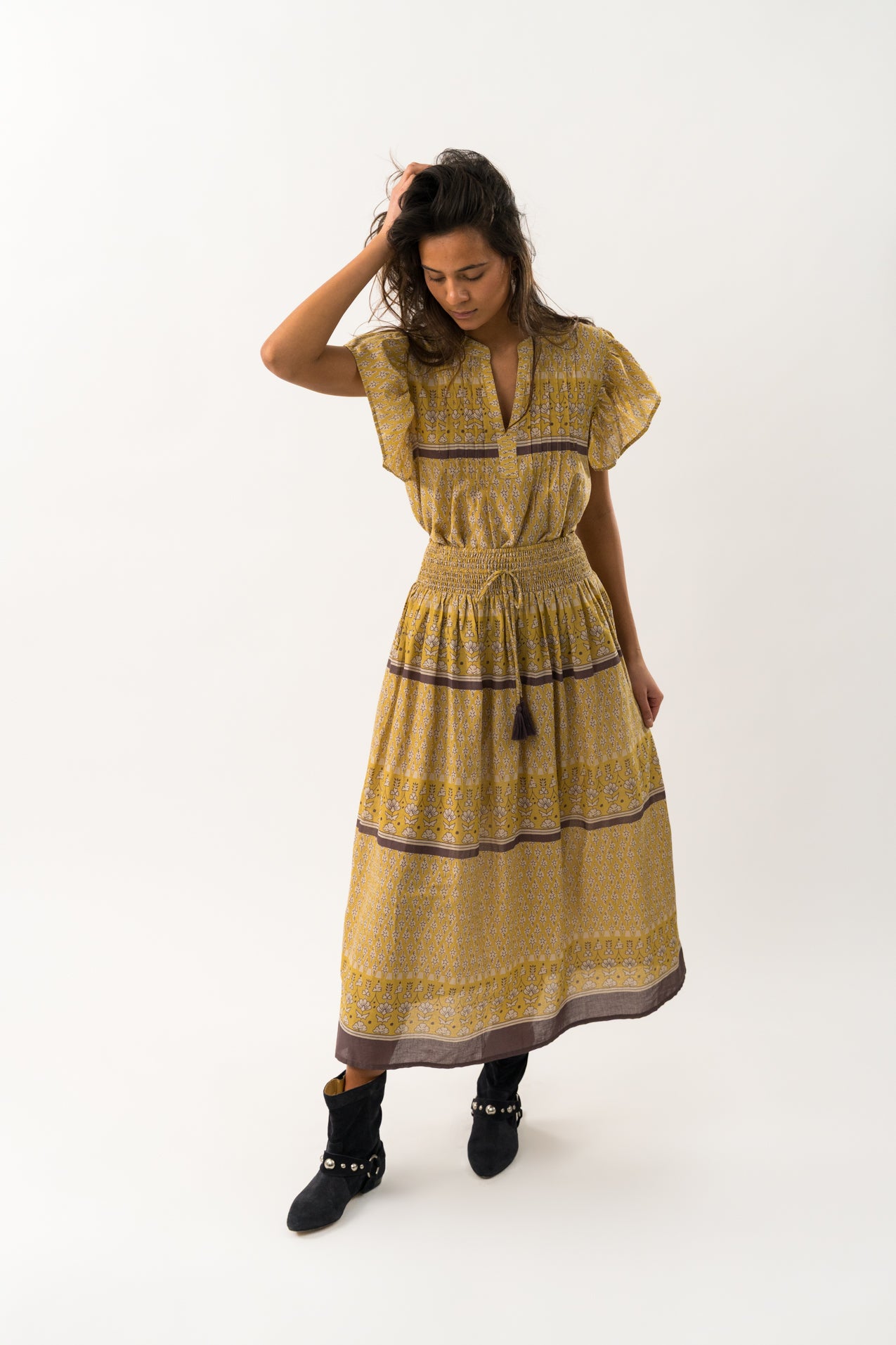 Lollys Laundry IsabelLL Top SL Top 57 Mustard