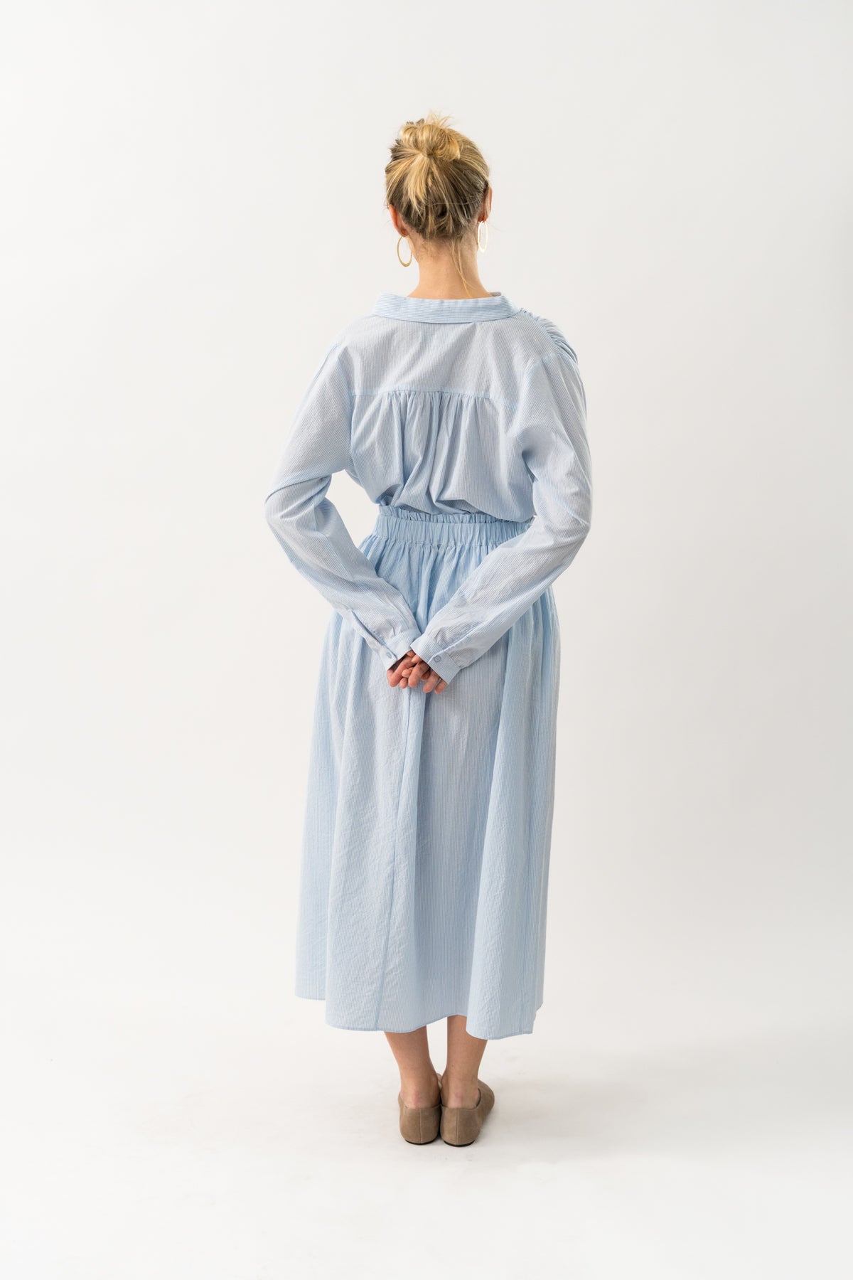 Lollys Laundry IslaLL Maxi Rock Skirt Hellblau