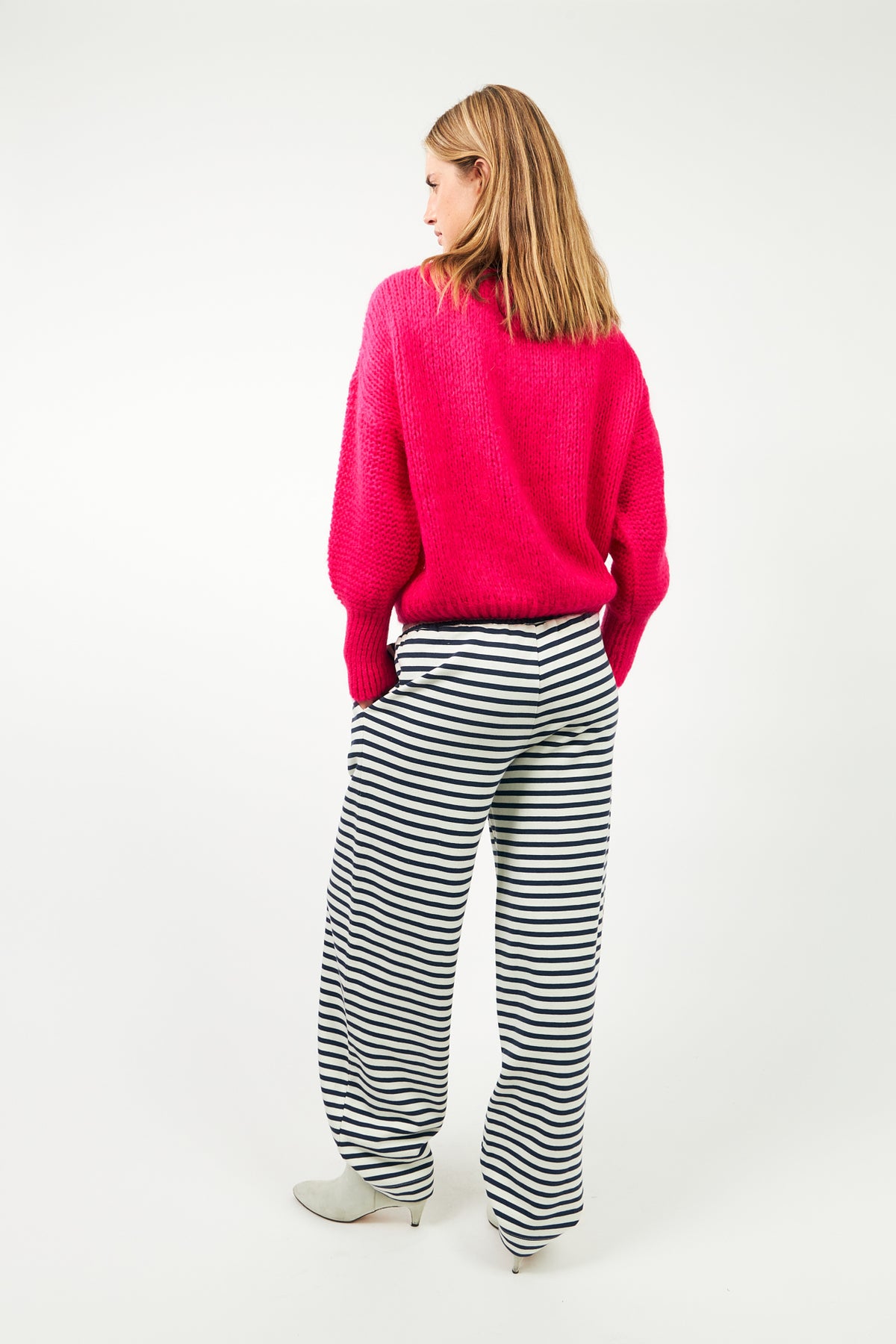 IsoldeLL Strickpullover - Neon pink