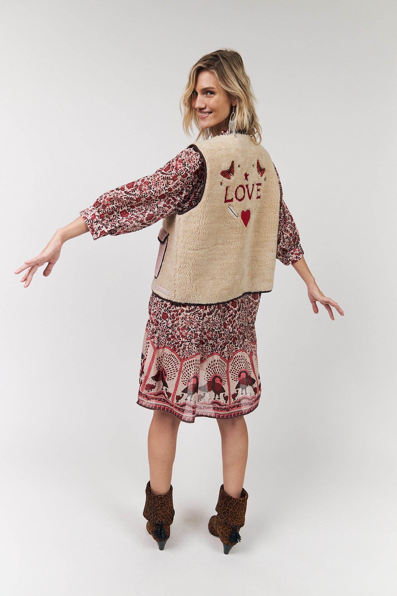 Lollys Laundry JaceLL Love Weste Vest 08 Beige