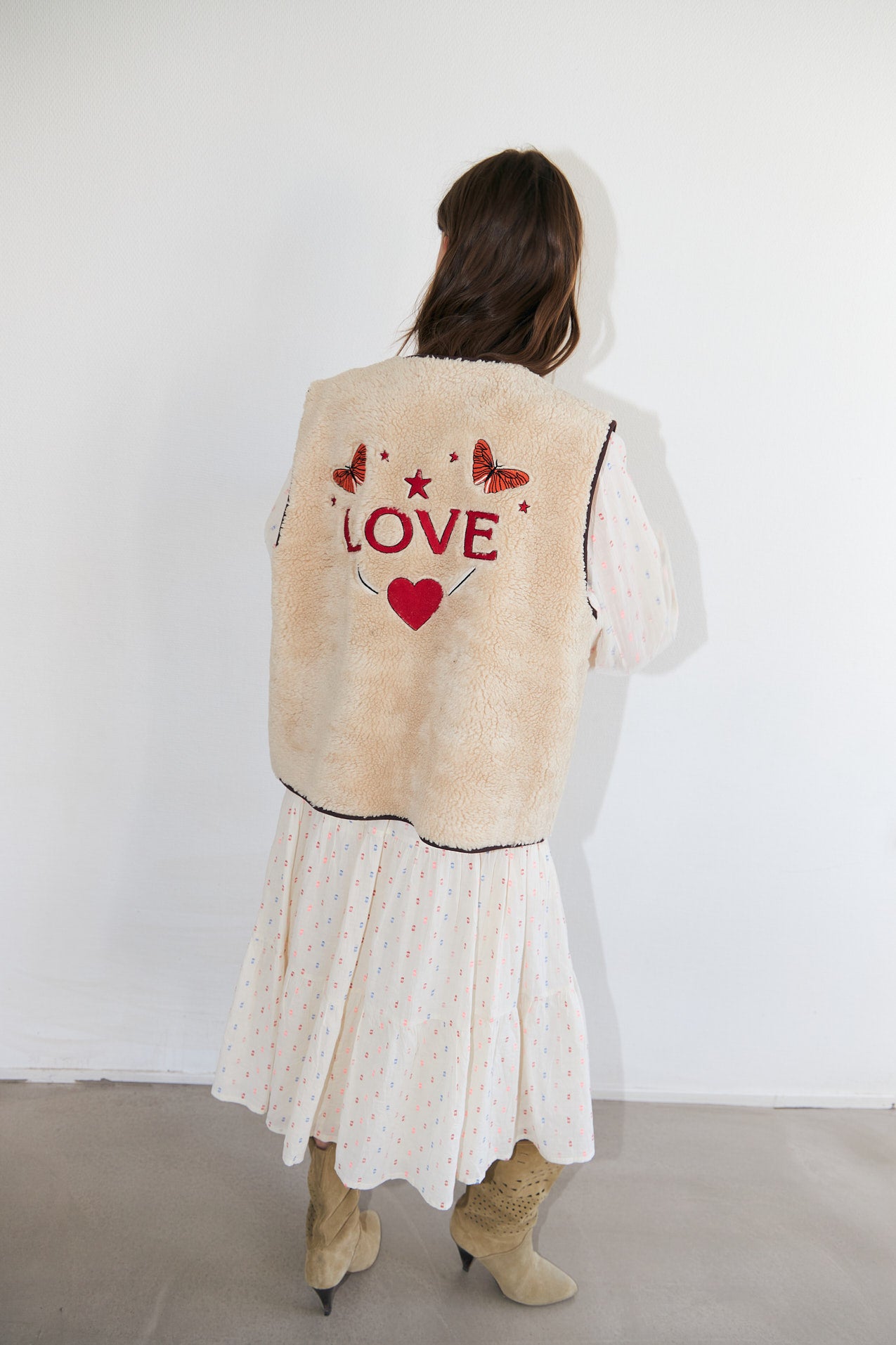 Lollys Laundry JaceLL Love Weste Vest 08 Beige
