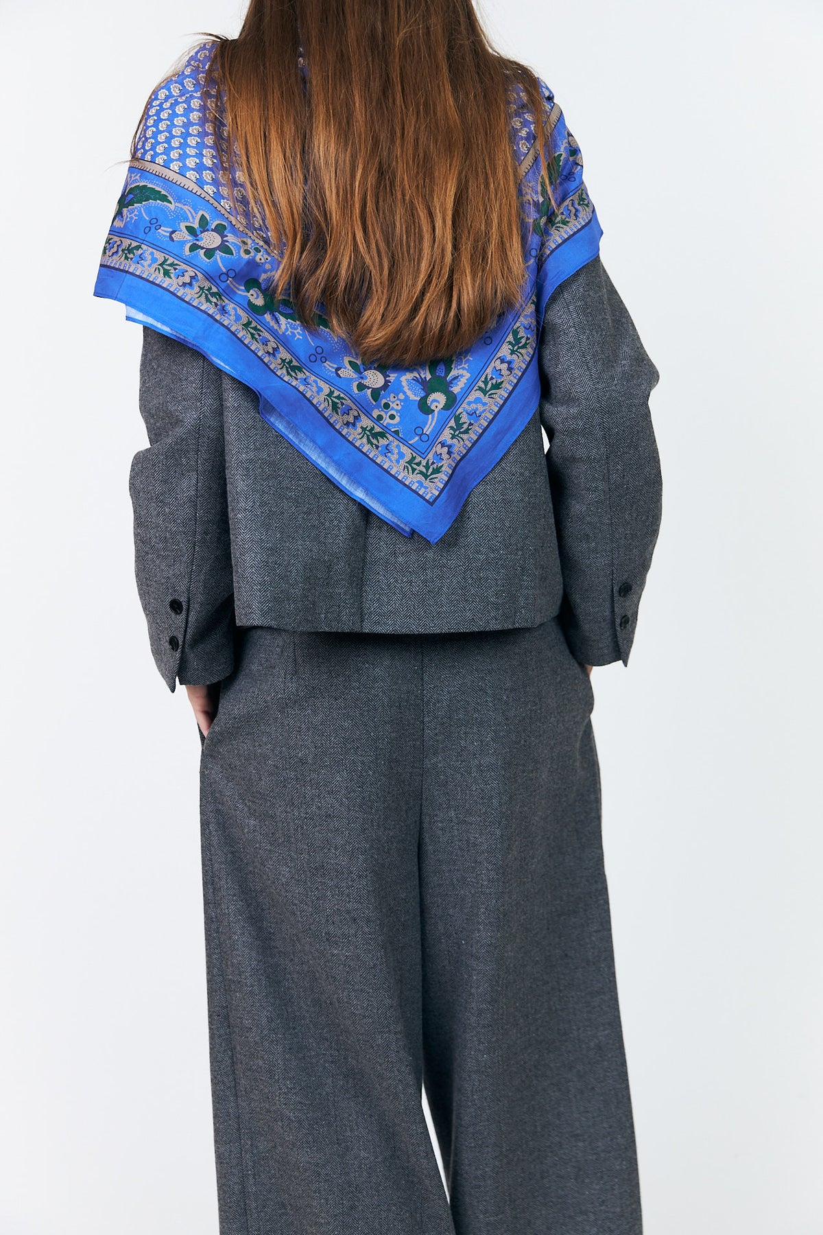 Lollys Laundry JennaLL großes Tuch Scarf Blau