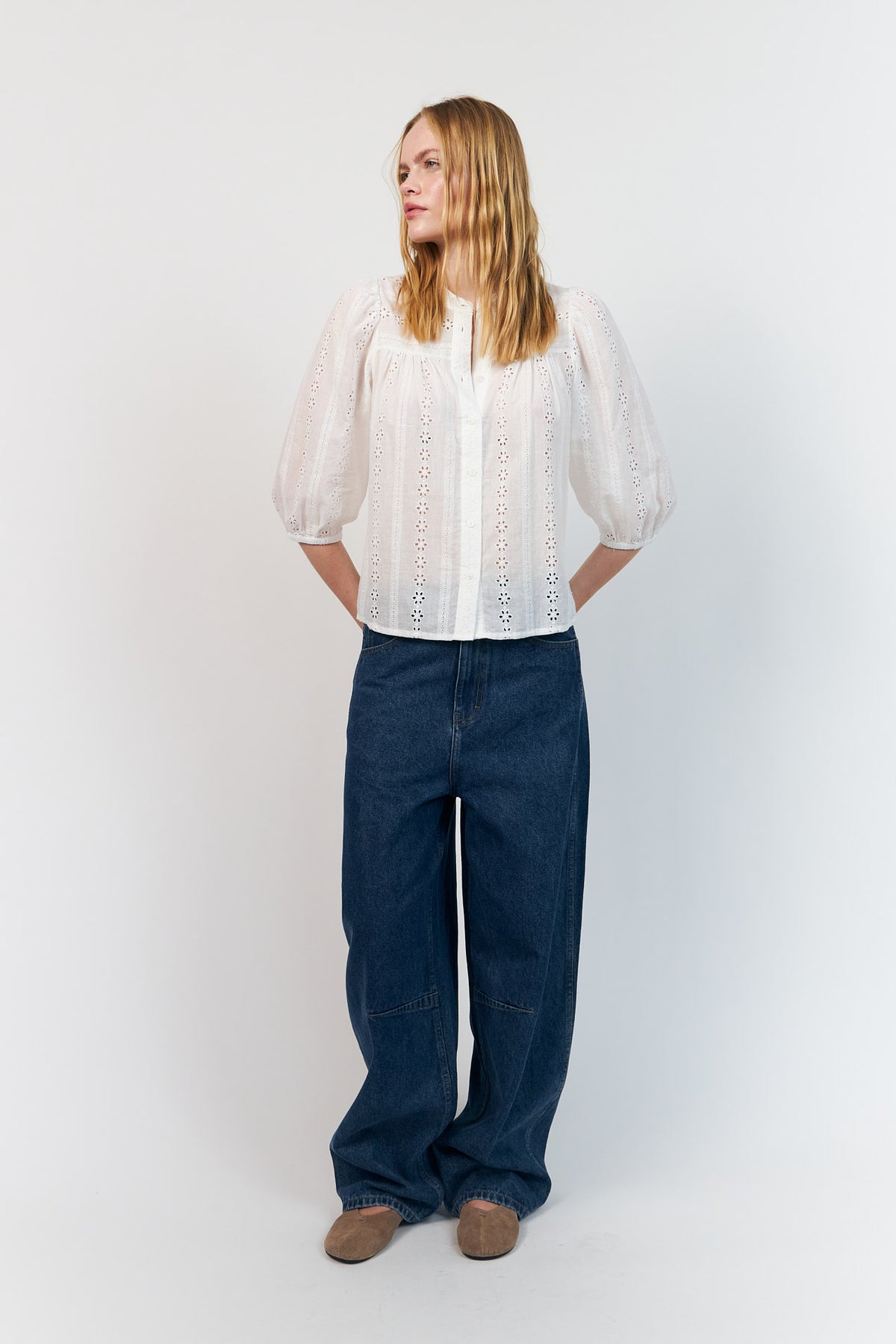Lollys Laundry JuneLL Bluse Shirt Weiß