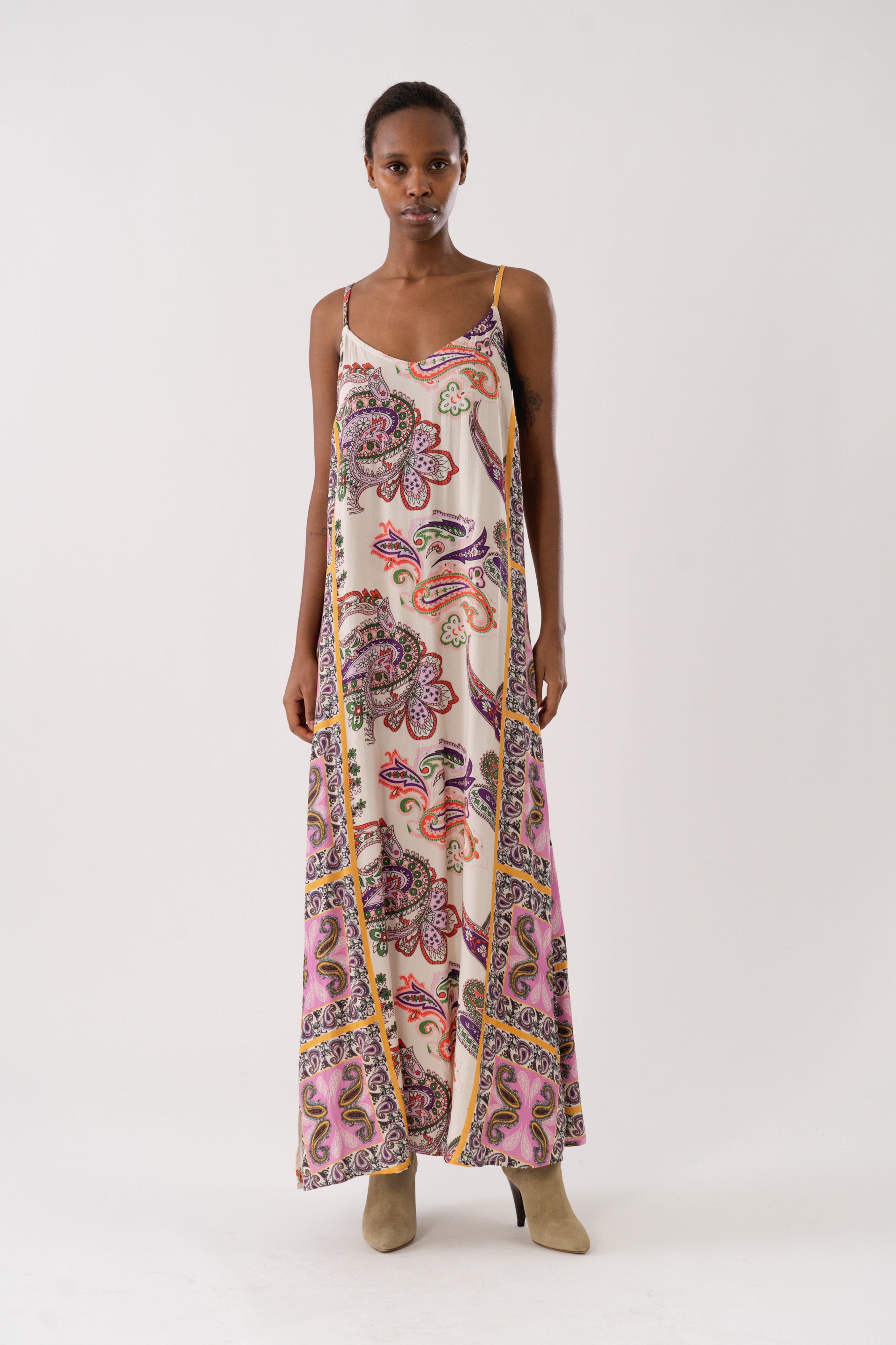 KayleeLL Maxi Dress SL - Multi