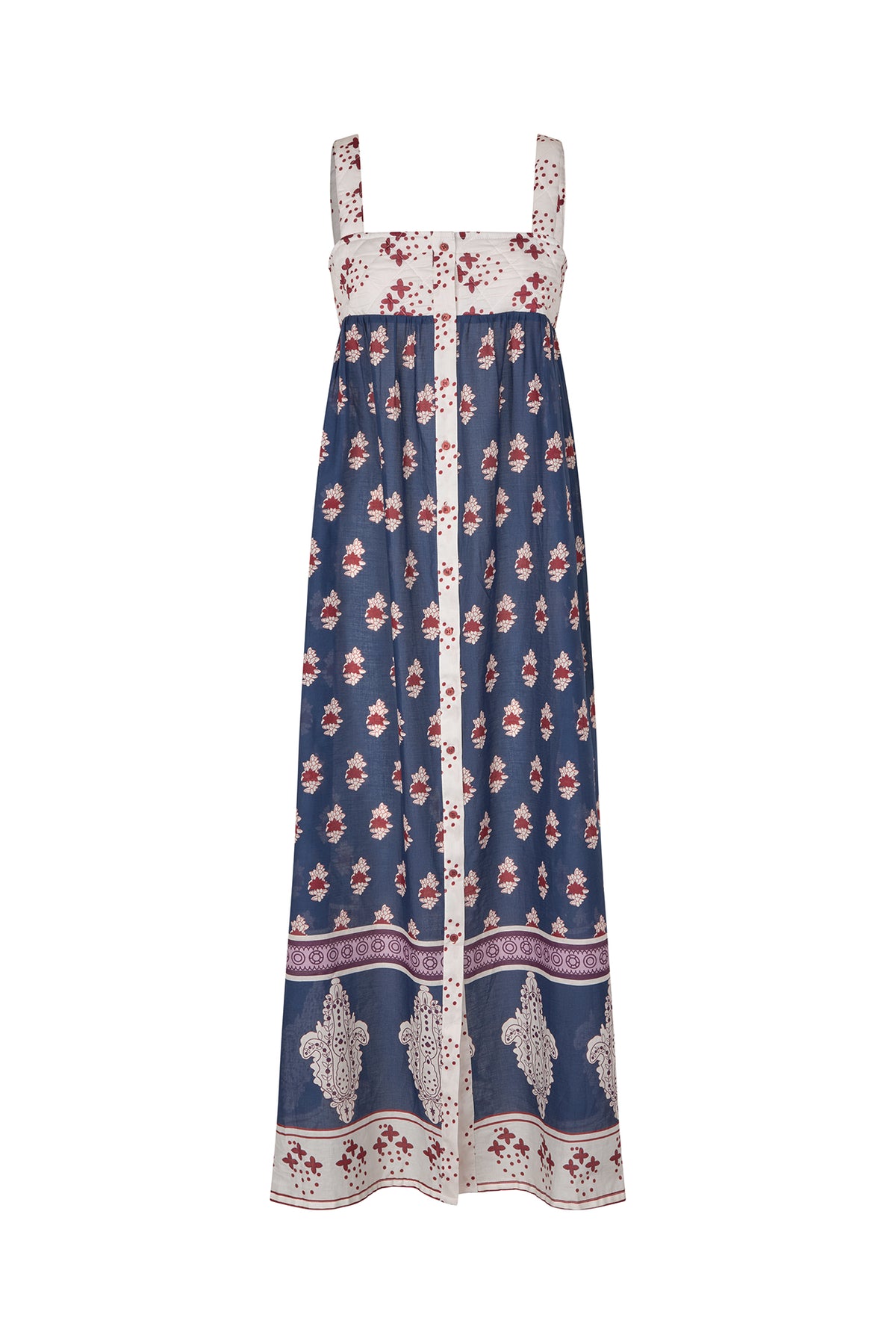 Lollys Laundry KiaLL Maxi Kleid Dress Dunkelblau