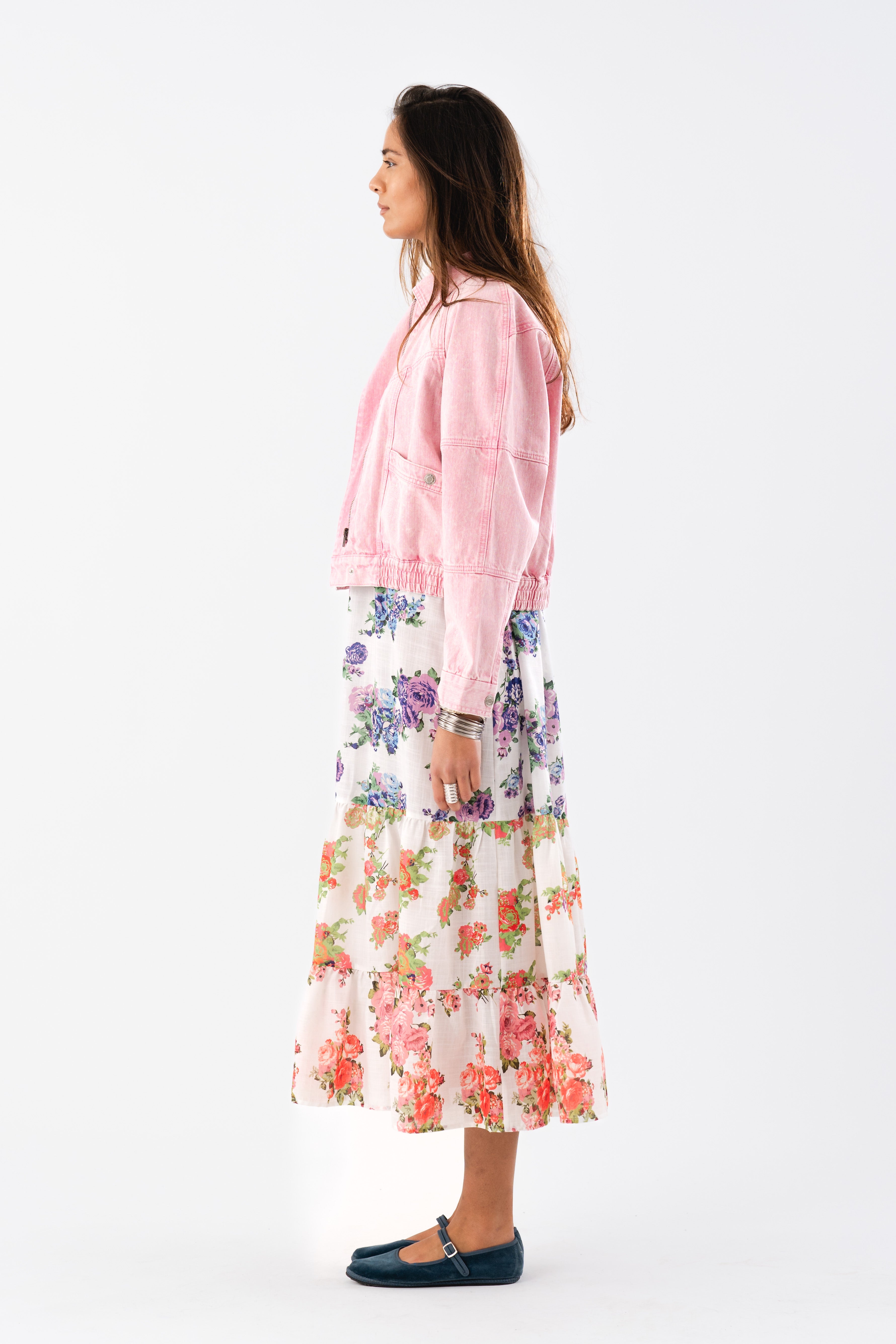 KingstonLL Denim Jacket LS - Pink