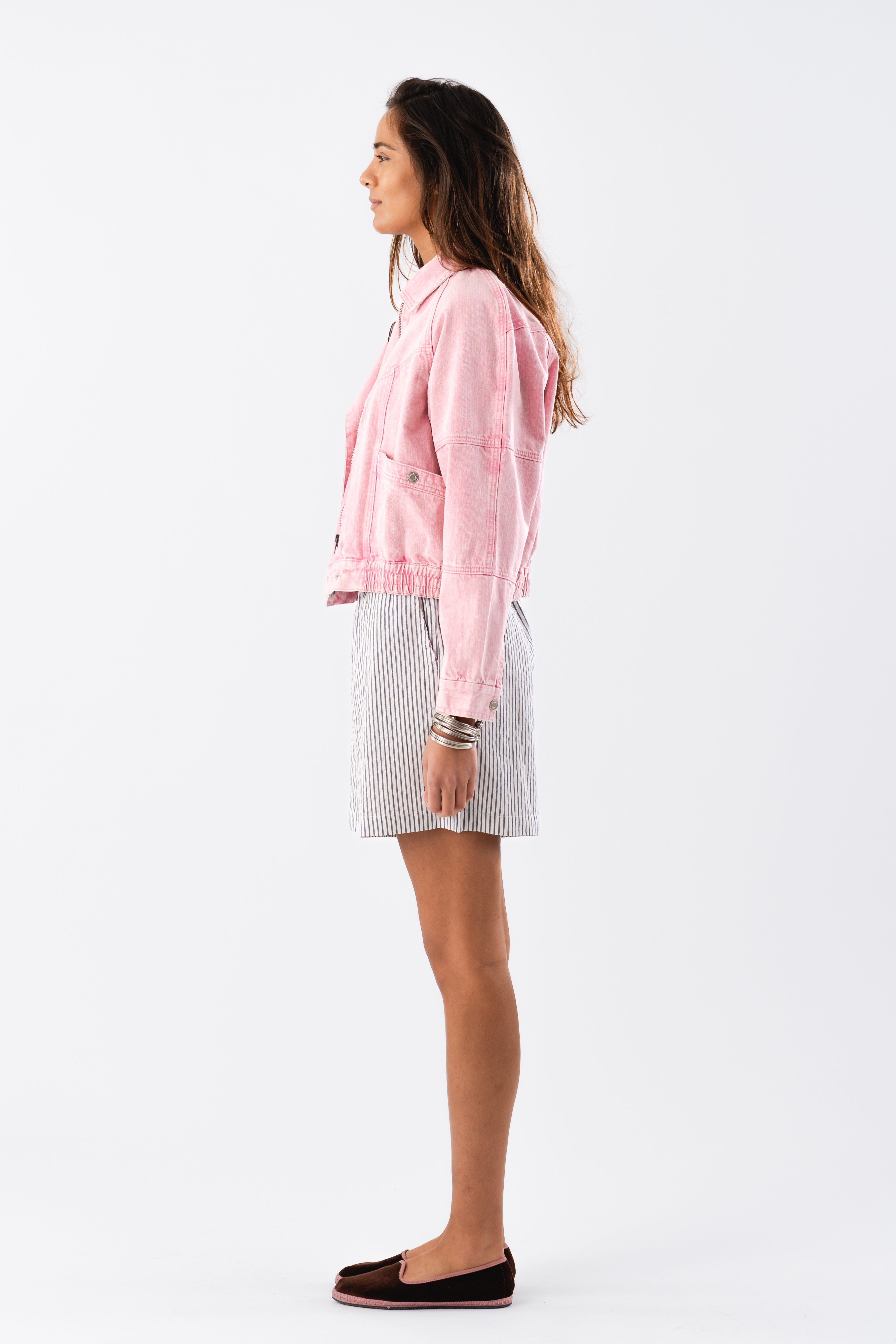 KingstonLL Denim Jacket LS - Pink