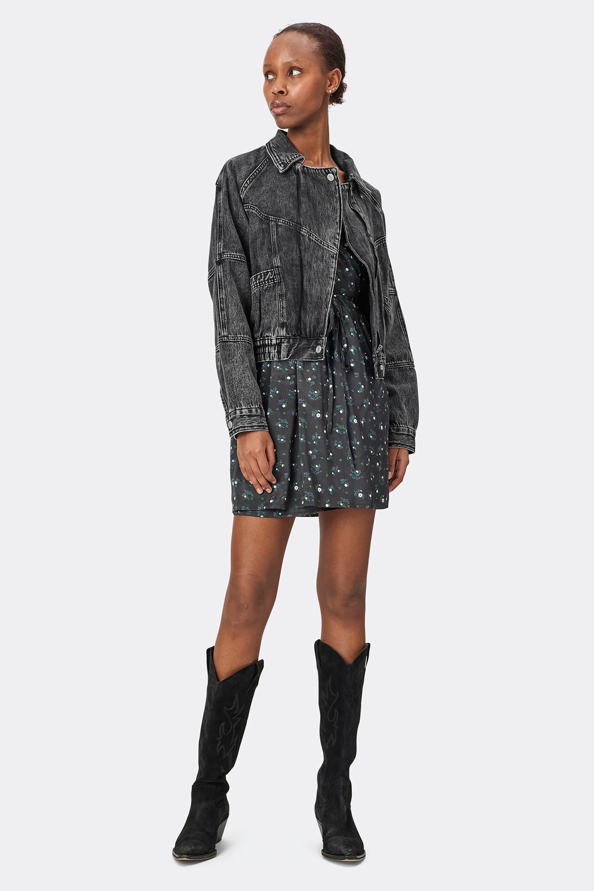 Lollys Laundry KingstonLL Jacket LS Jacket Dunkelgrau Melange