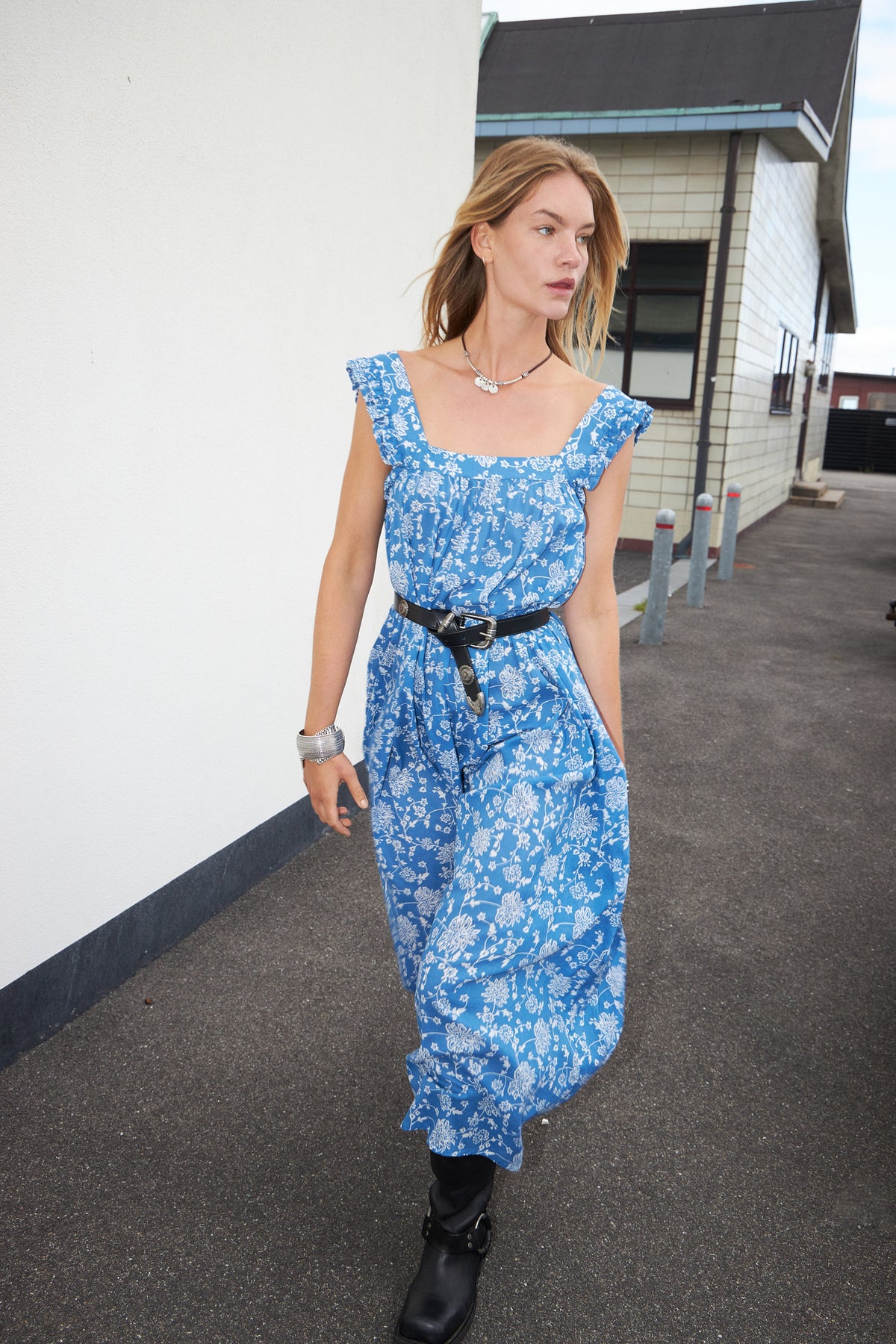 Lollys Laundry KiraLL Kleid Dress Blau