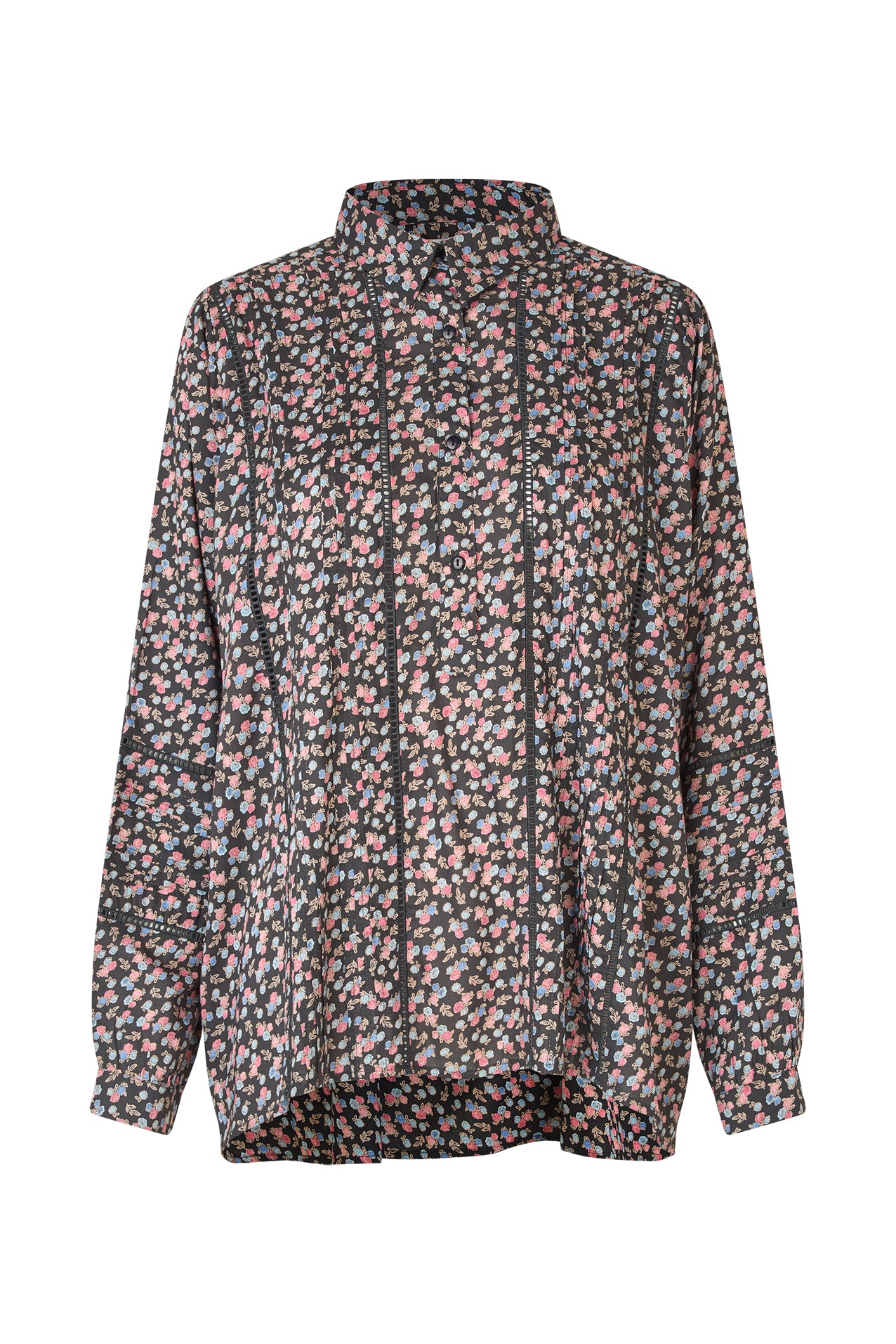 Lollys Laundry LariLL Bluse Shirt 18 Washed Black