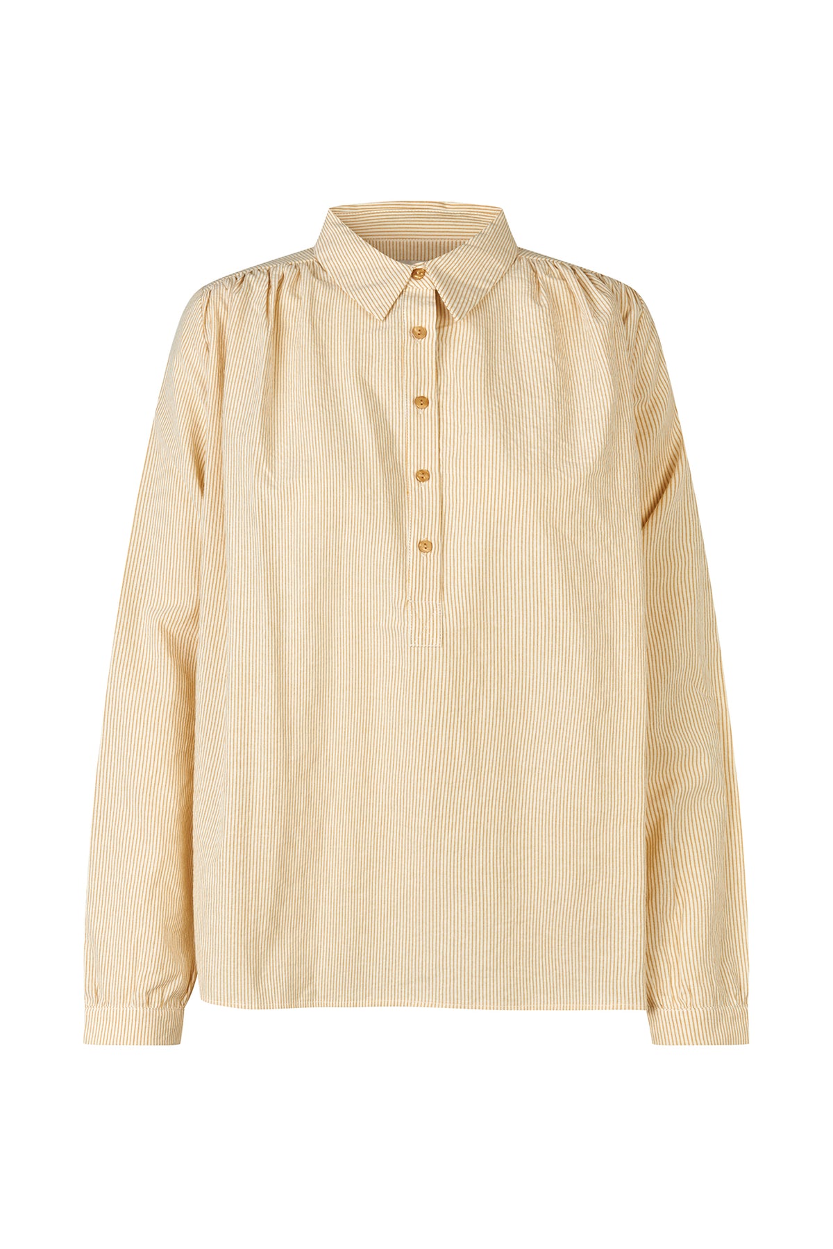 Lollys Laundry LariLL Hemdbluse Shirt Camelbraun