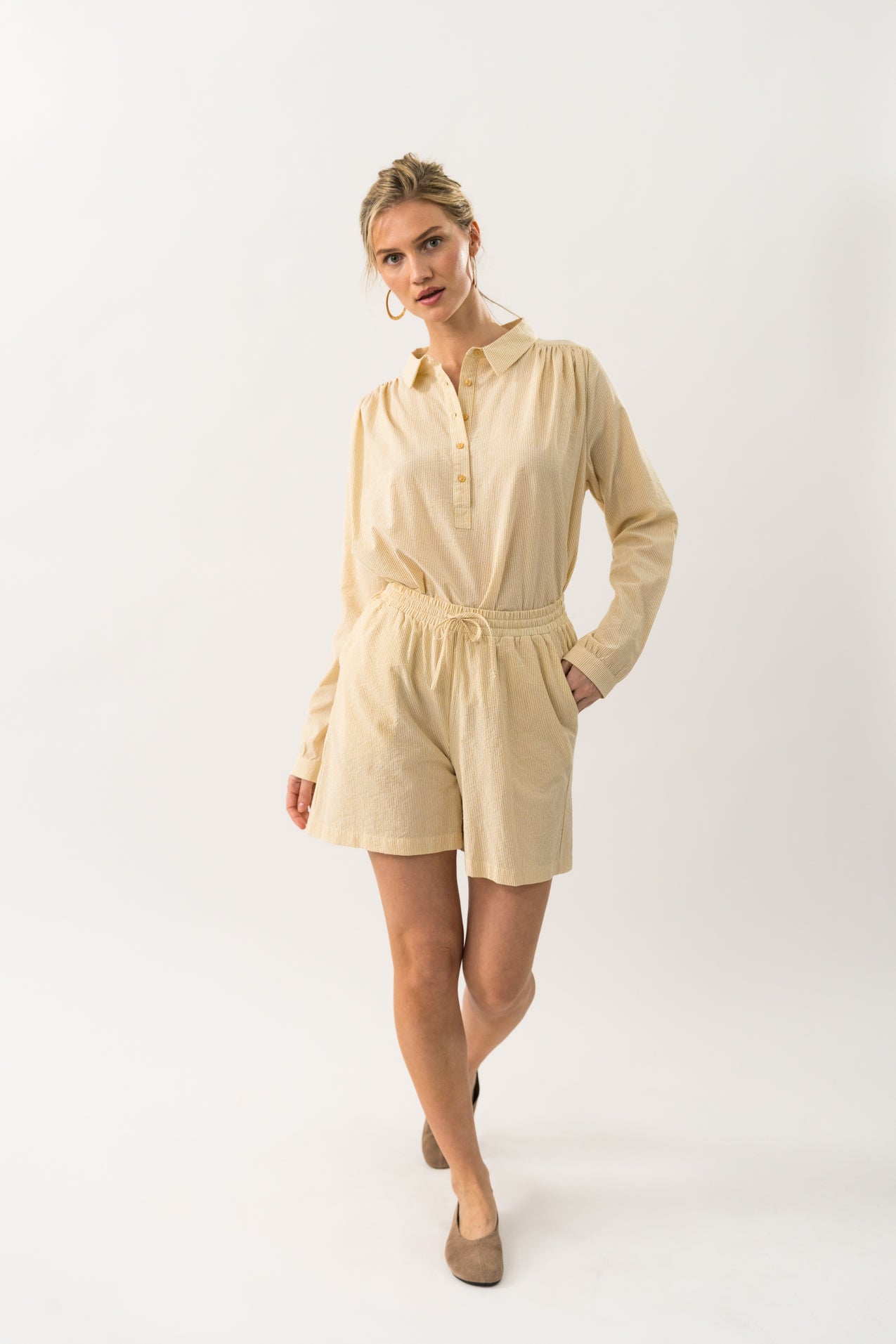 Lollys Laundry LariLL Hemdbluse Shirt 58 Camel