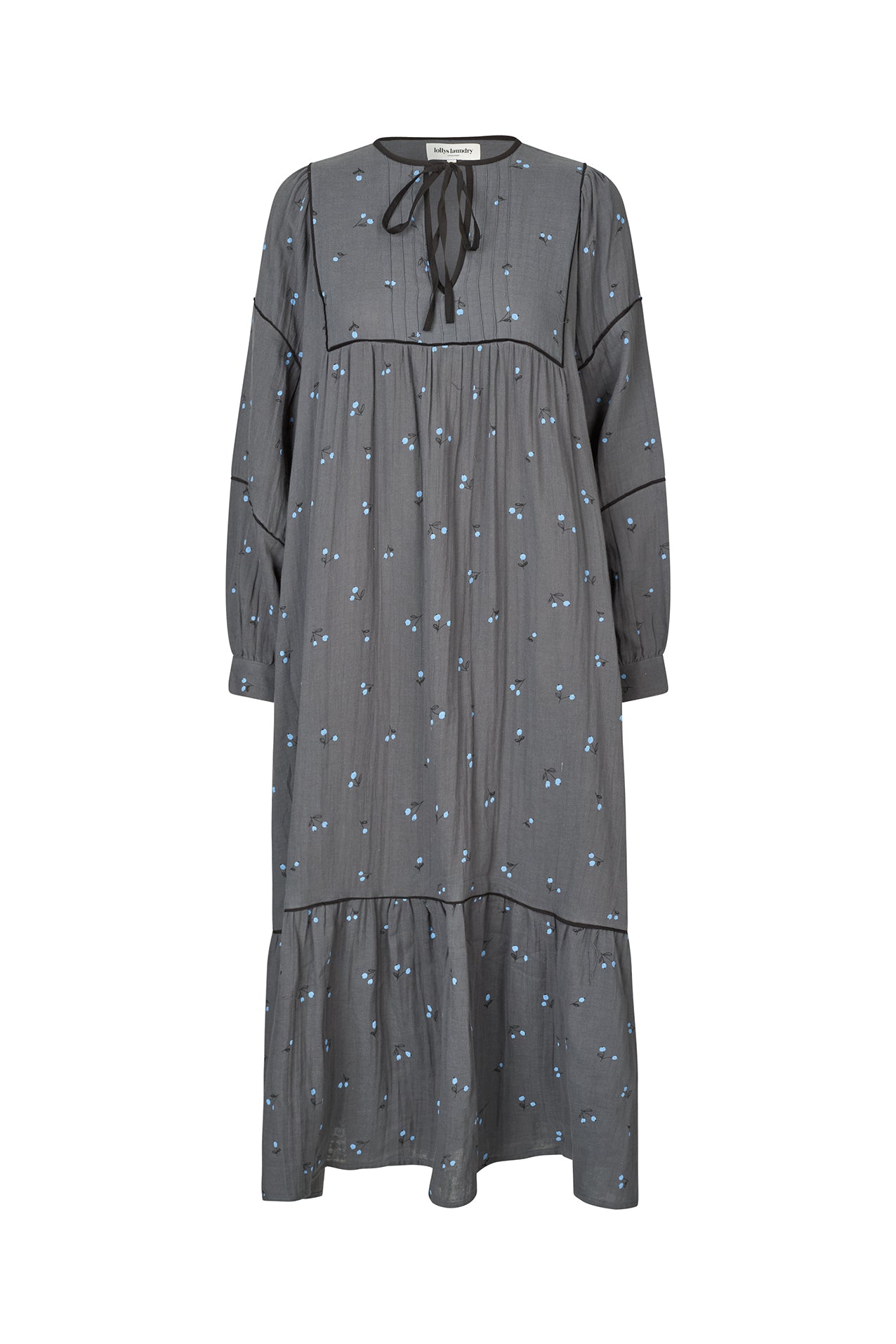 LatourLL Maxi Dress LS - Grey