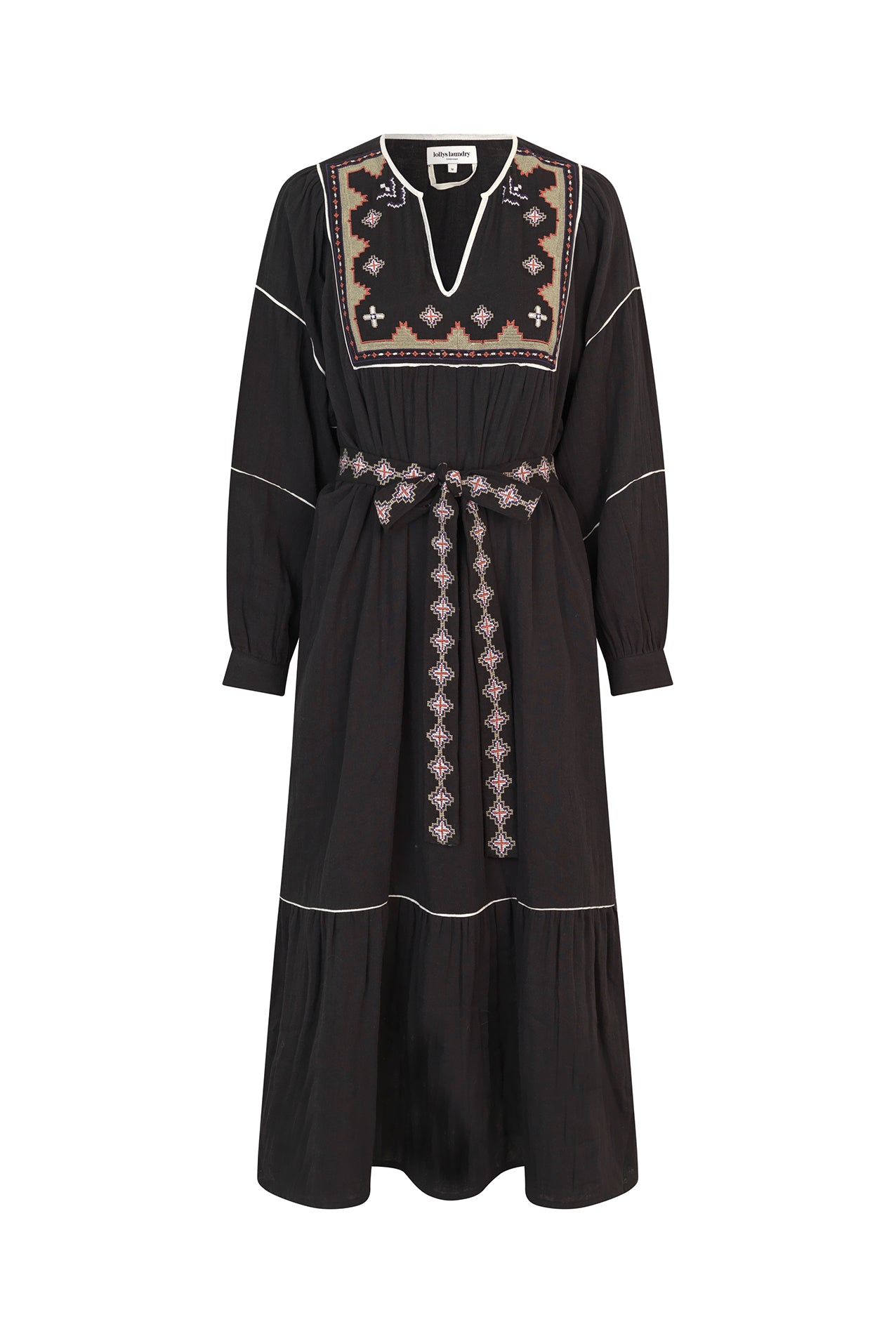 LatourLL Maxi Dress LS - Black