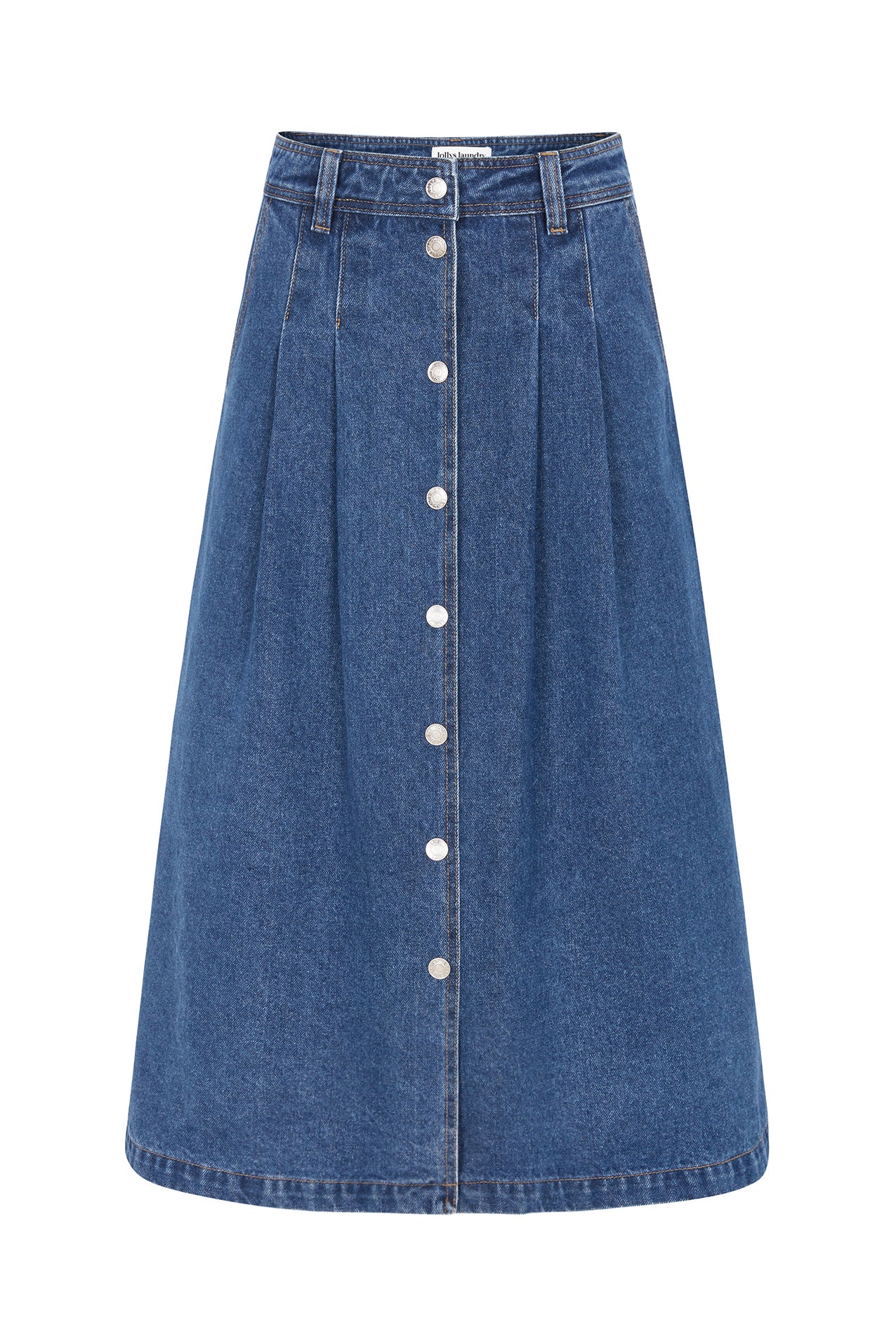 Lollys Laundry LennonLL Midi Rock Skirt Dunkelblau