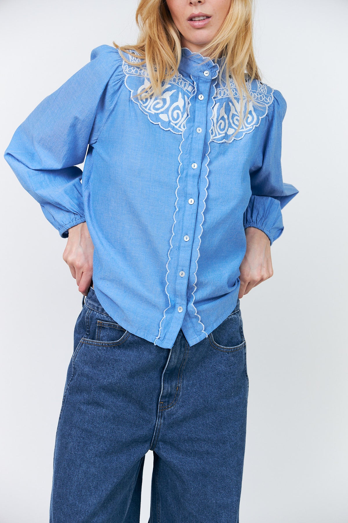 LiaLL Bluse - Blau