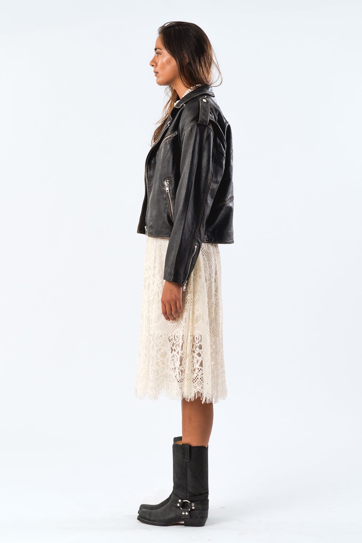 Lollys Laundry LilLL Leather Jacket Jacket Schwarz