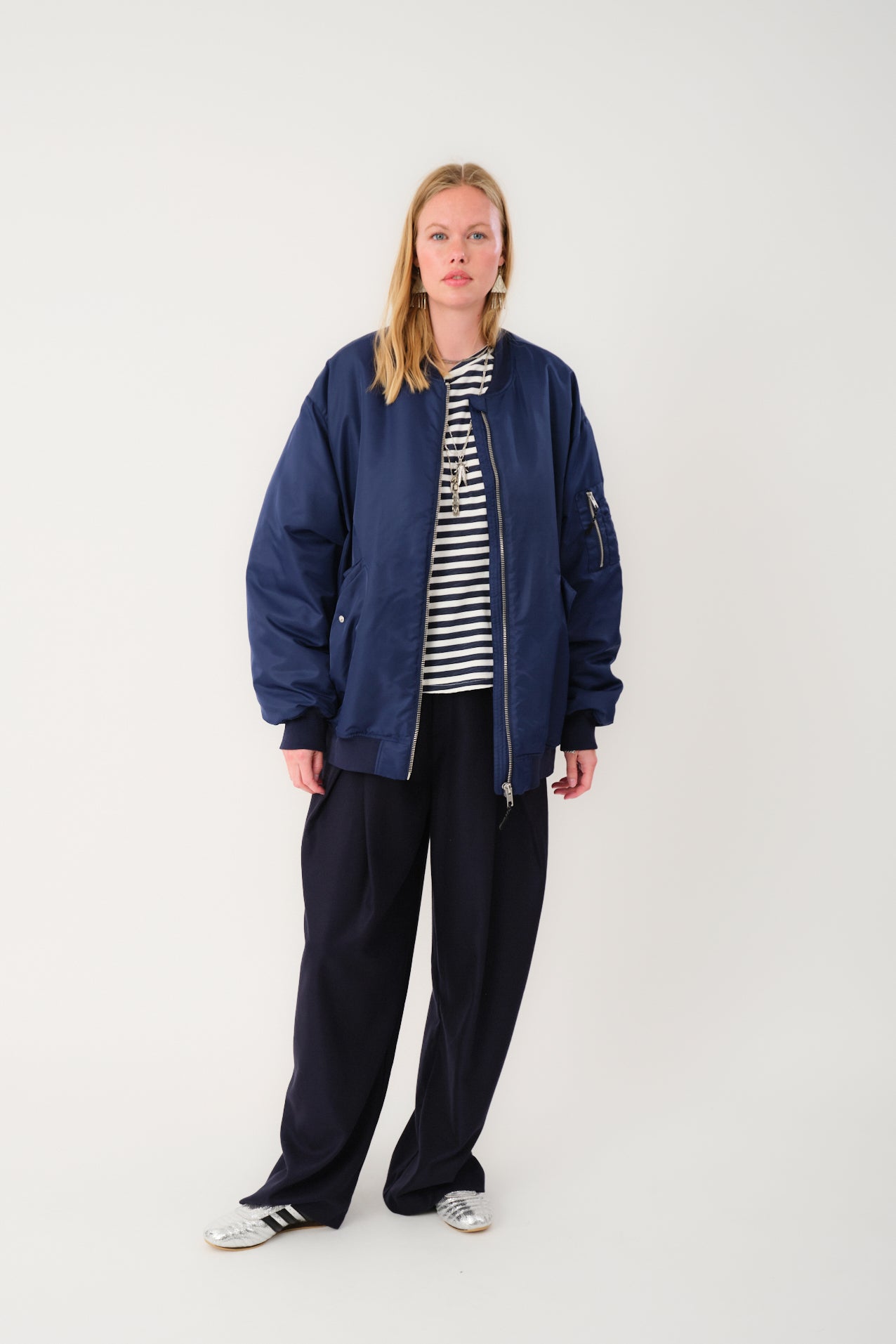 Lollys Laundry LilaLL Bomber Jacke Outerwear Navy