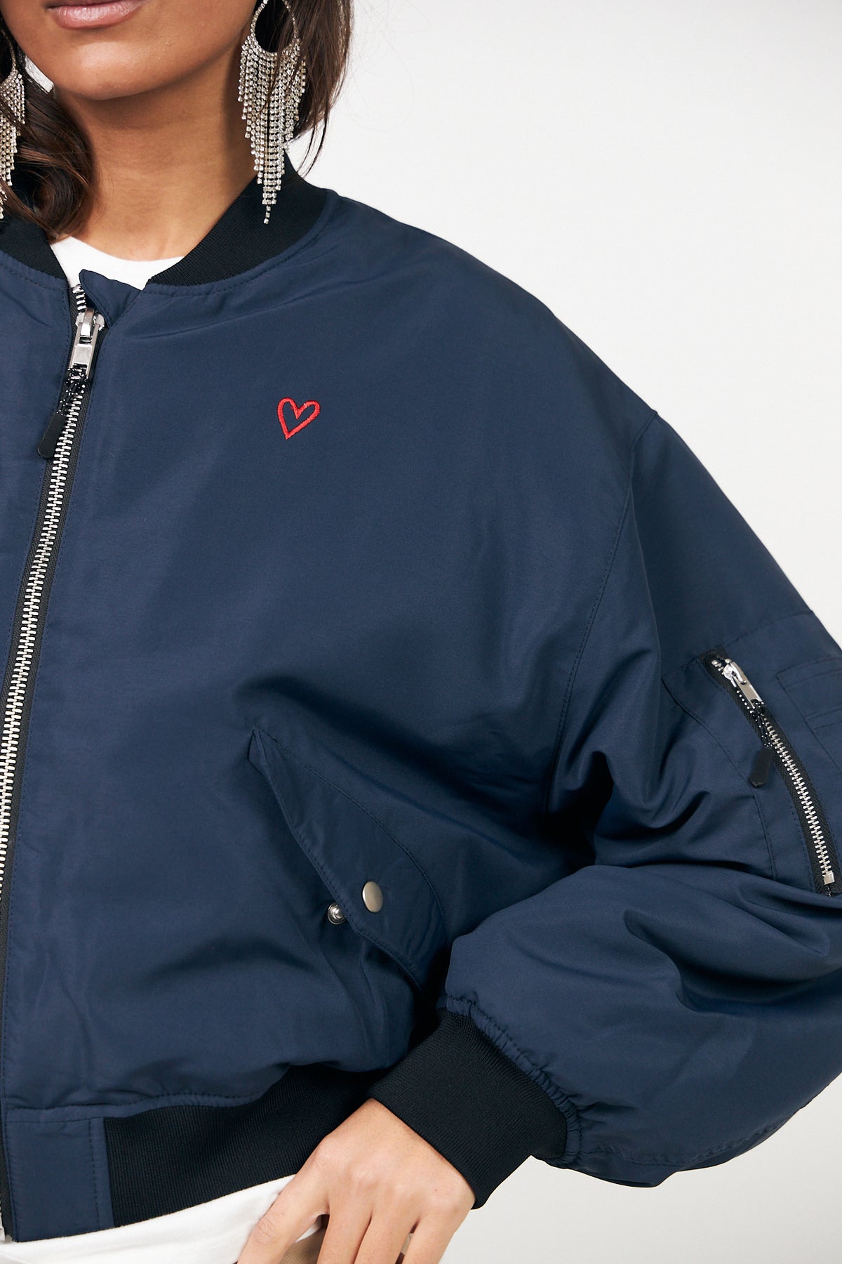 Lollys Laundry LiwLL Bomber Jacke Outerwear Navy
