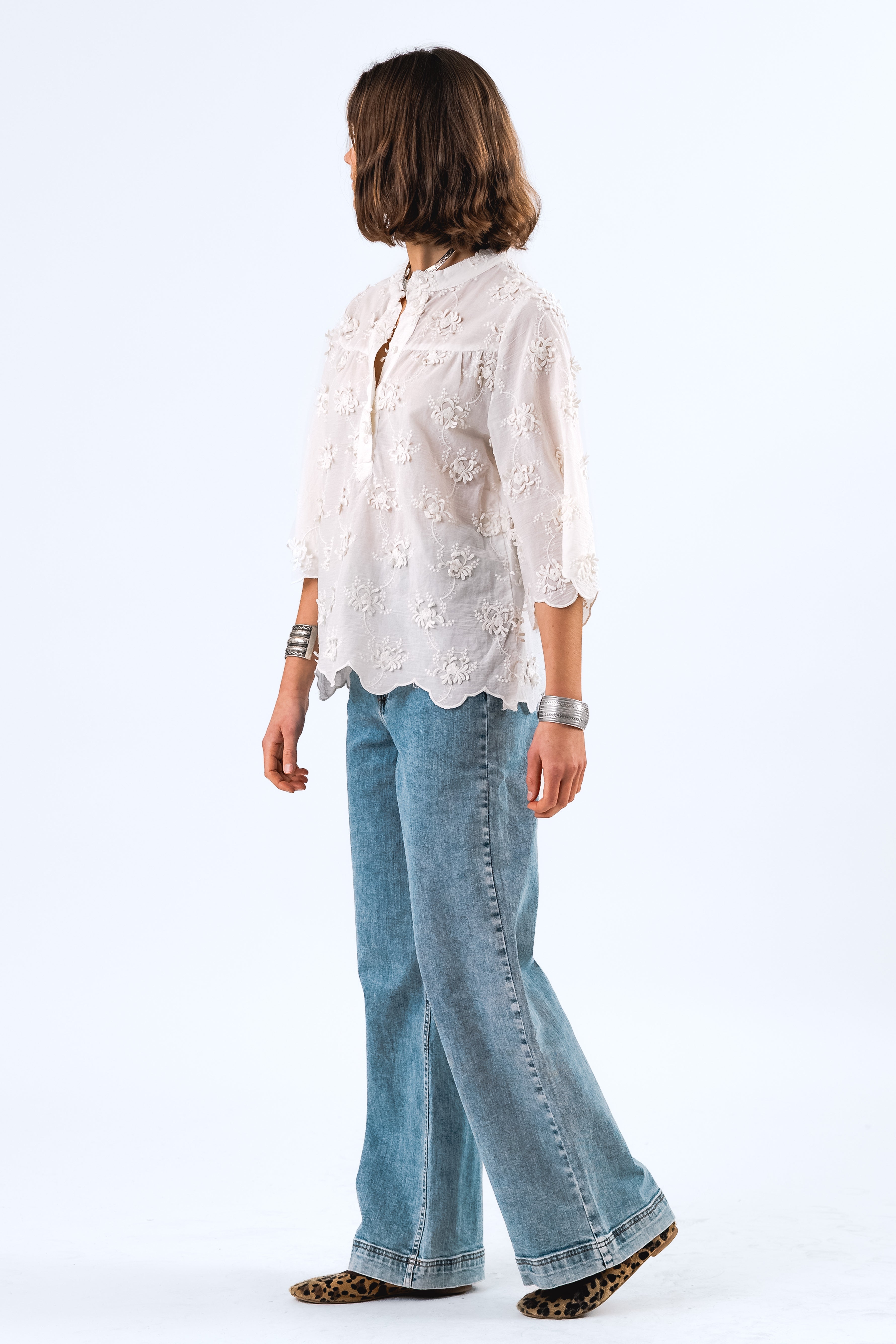 LouiseLL Bluse - Creme