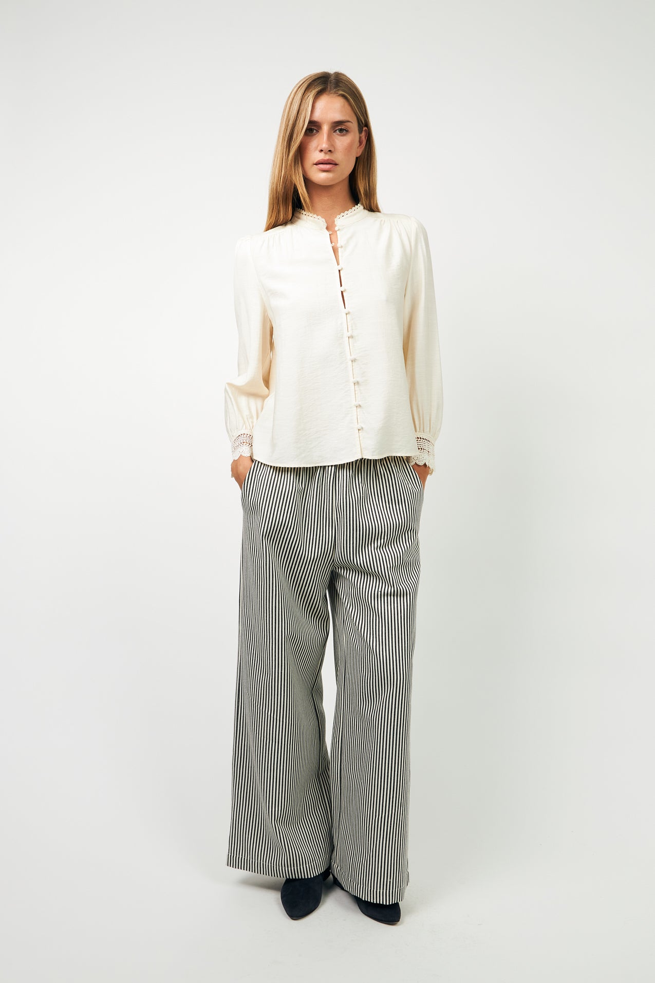 Lollys Laundry LuceLL Hemdbluse Shirt 02 Creme