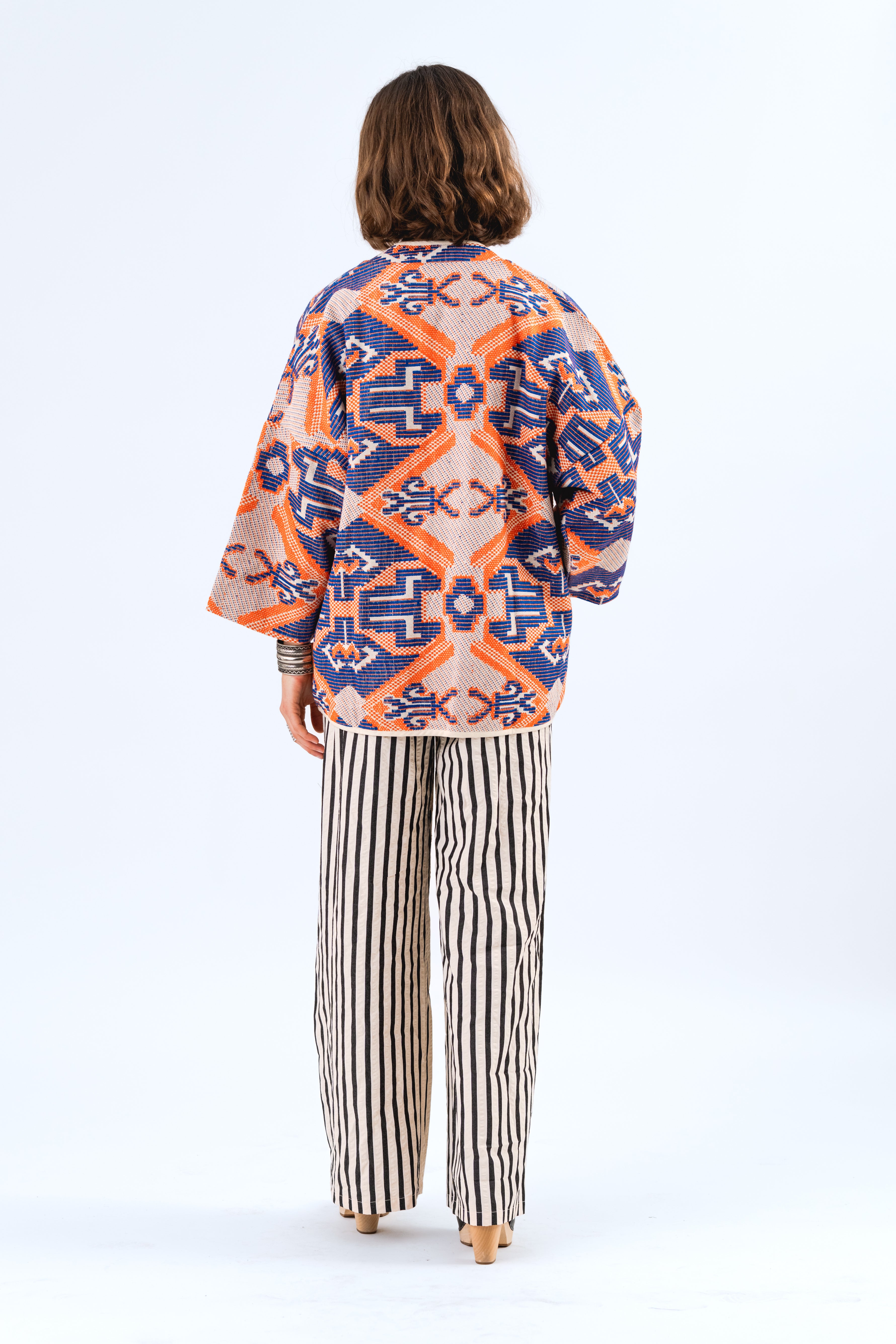 Lollys Laundry LuluLL Jacke 3/4 Kimono 38 Orange