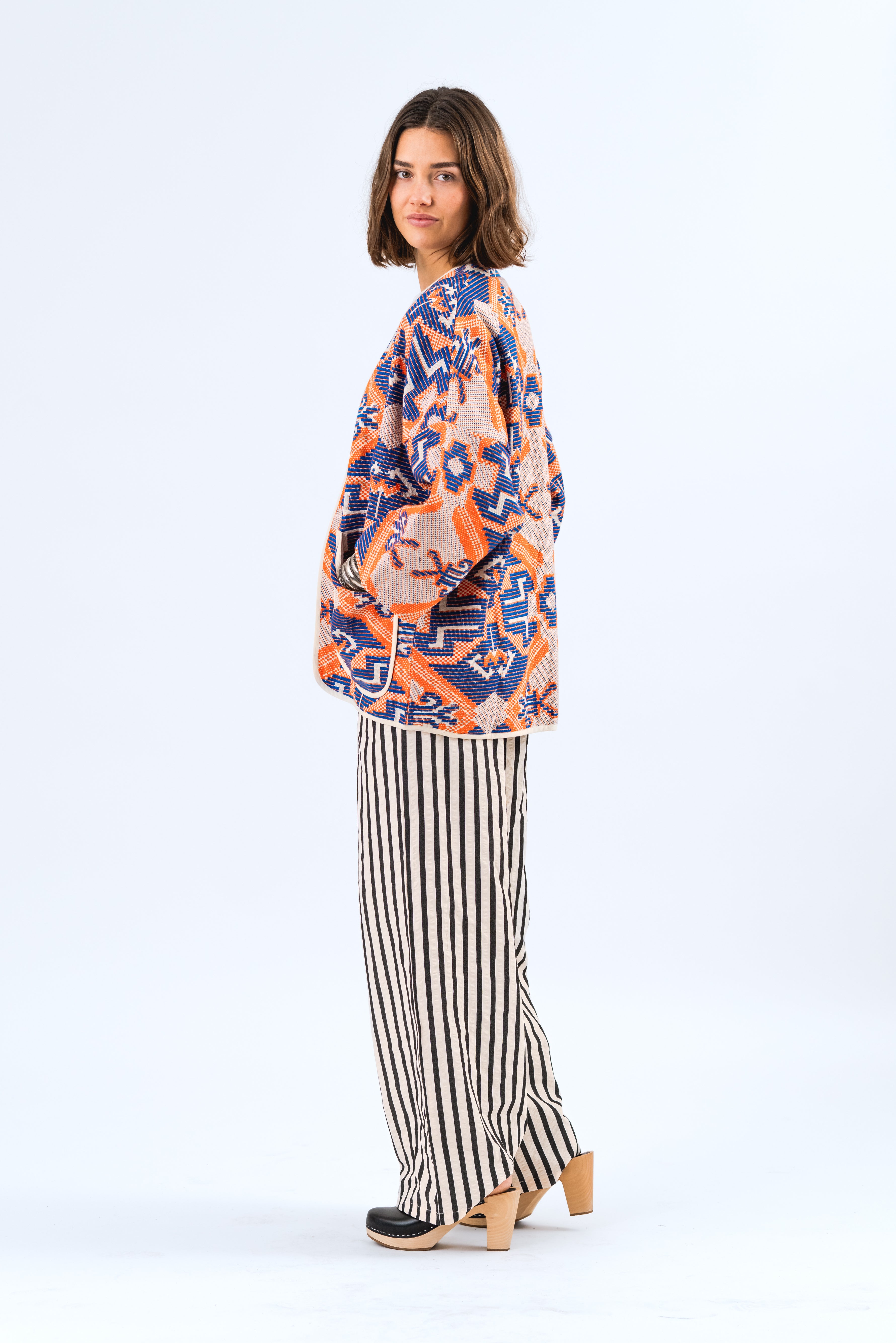 Lollys Laundry LuluLL Jacke 3/4 Kimono 38 Orange