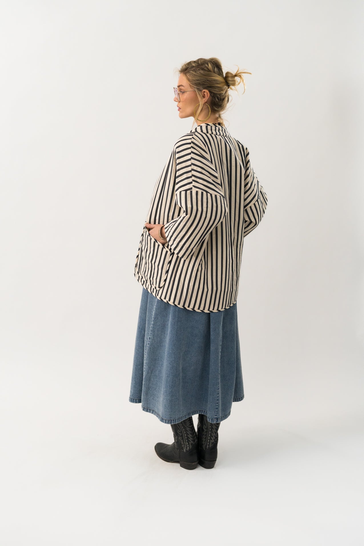 Lollys Laundry LuluLL Jacket 3/4 Jacket 80 Stripe