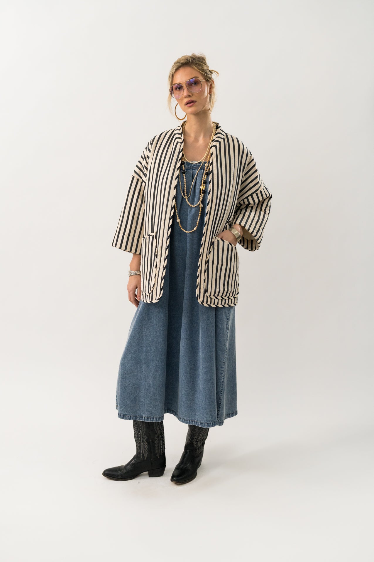 Lollys Laundry LuluLL Jacket 3/4 Jacket 80 Stripe