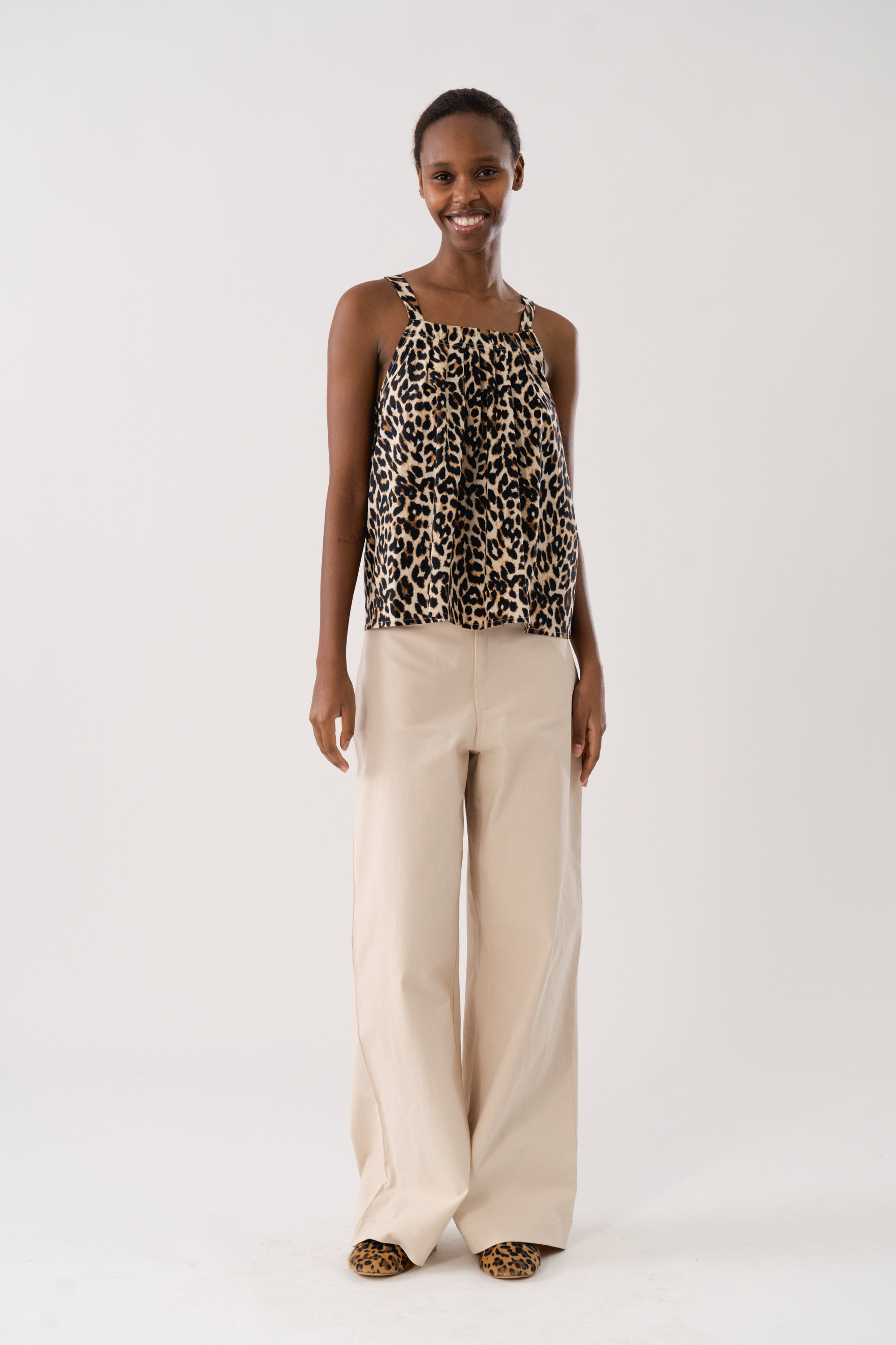 LungiLL Top SL - Leopard Print
