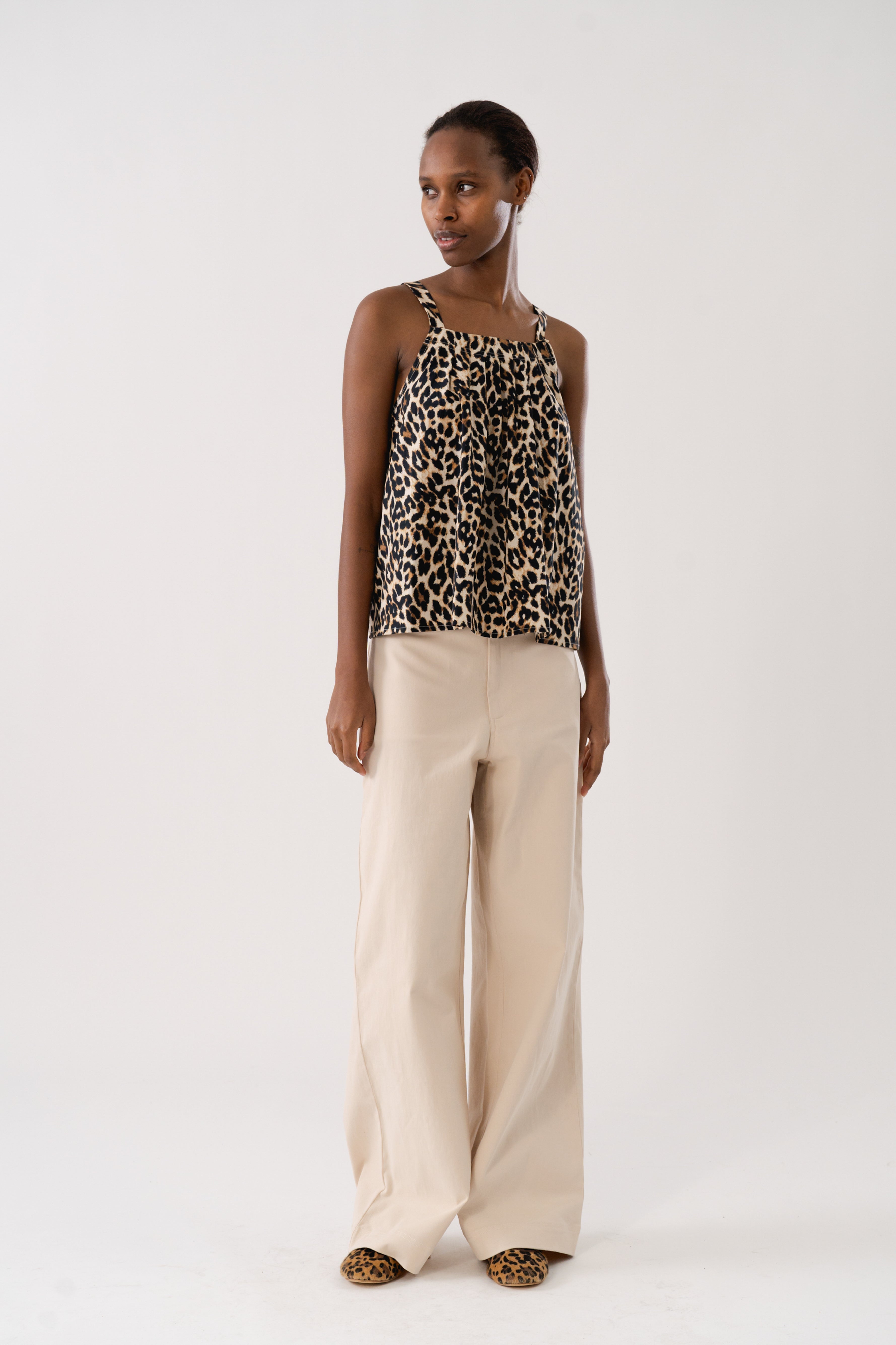 LungiLL Top SL - Leopard Print