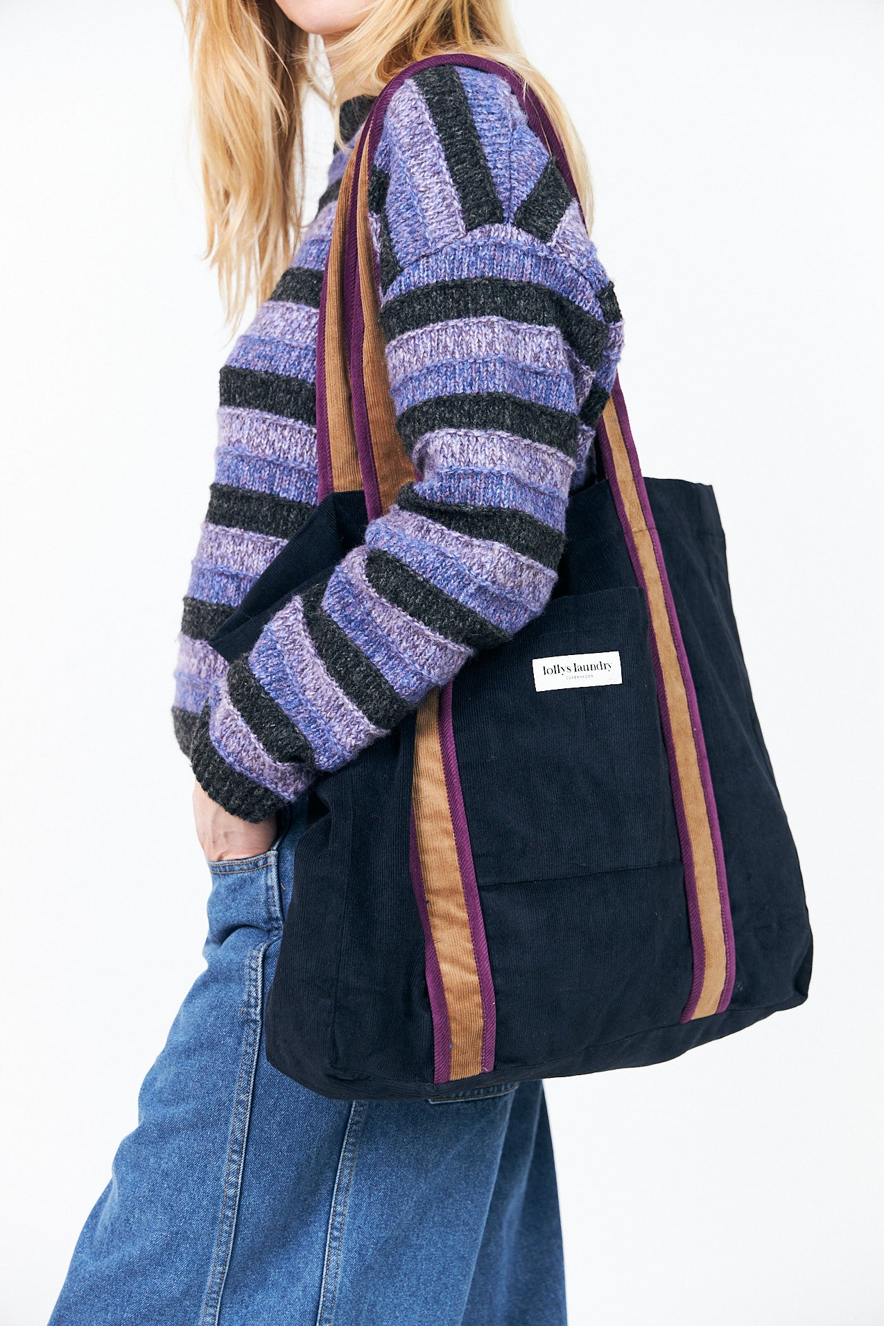 Lollys Laundry MacieLL Strickpullover Jumper Lavendel