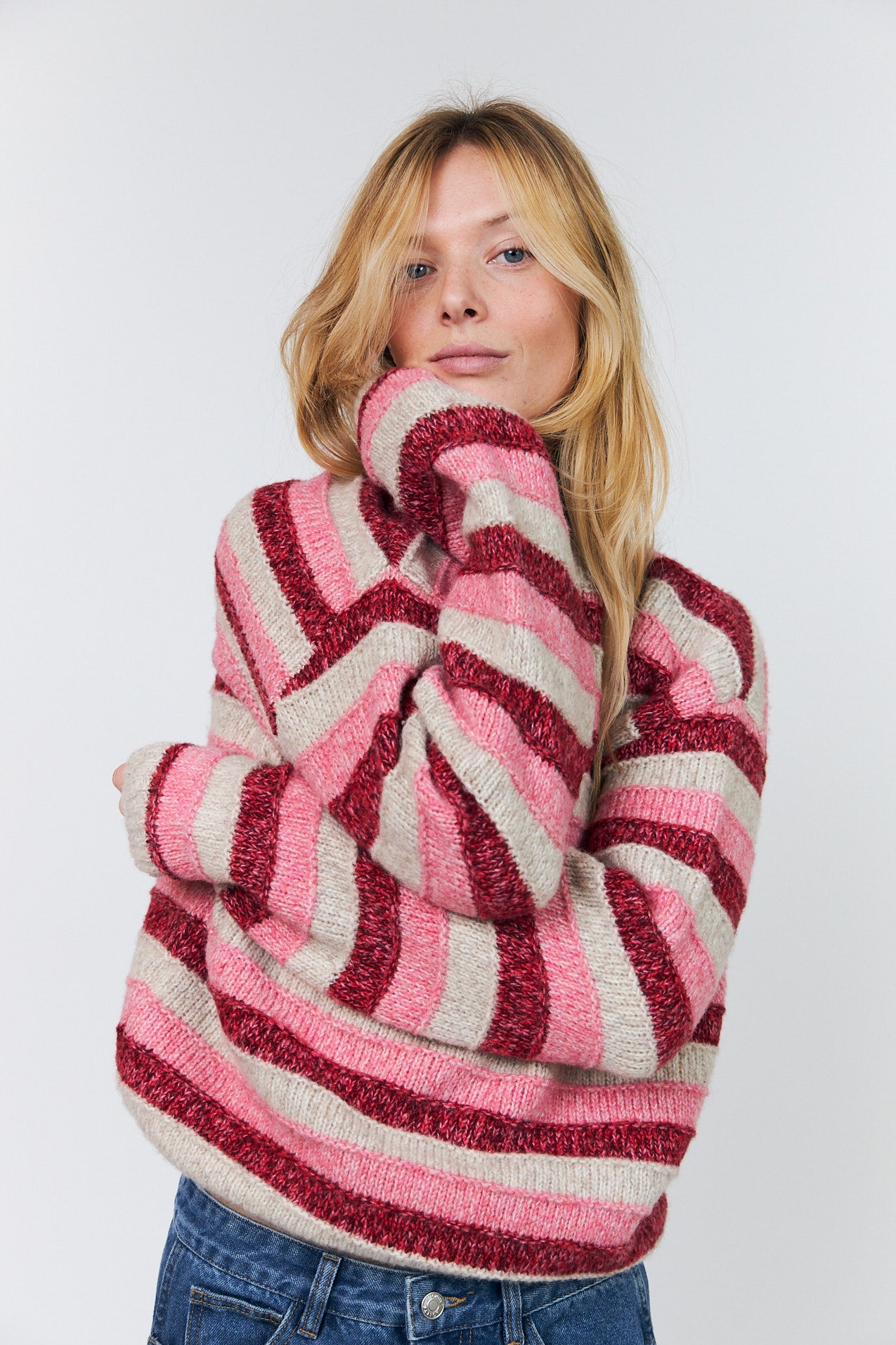 Lollys Laundry MacieLL Strickpullover Jumper Pink